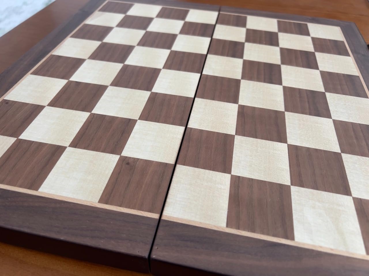 2 in 1 Magnetic Wooden Chess and Checkers Board Game Set, 15