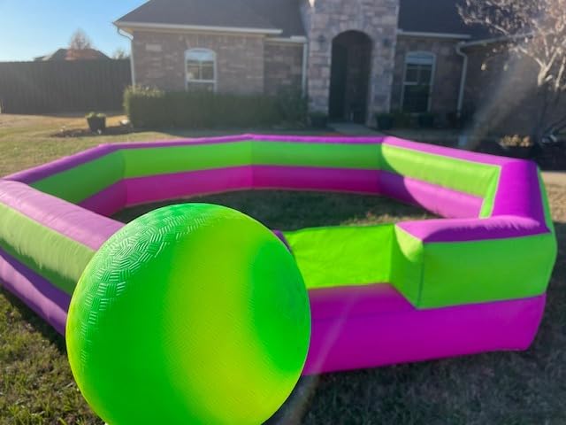OZIS Gaga Ball Pit Inflatable 15FT with Built-in Blower, Portable Gaga Pit for Indoor Outdoor School Family Activities Easy to Setup customer photo 1
