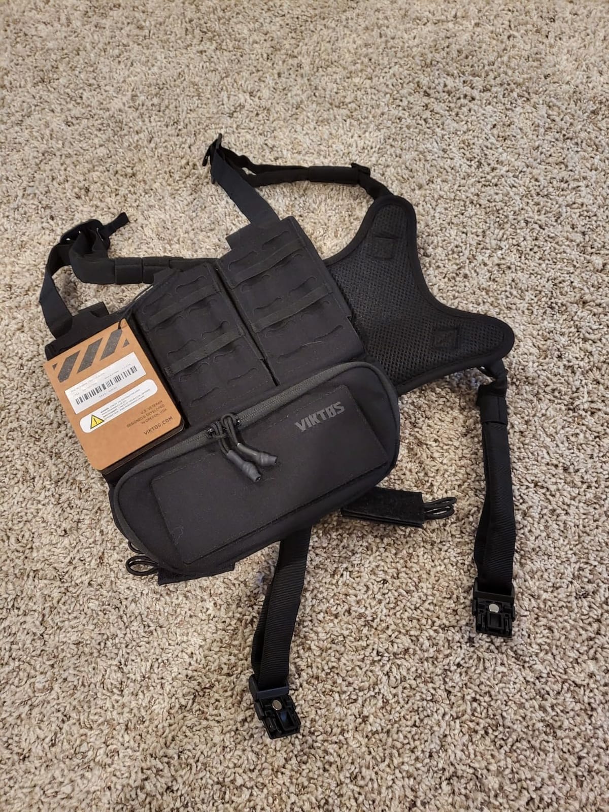 VIKTOS Taculus MX Tactical Chest Rig | Versatile Durable Adjustable, Waterproof Elastic Webbing, Belly Pouch customer photo 2