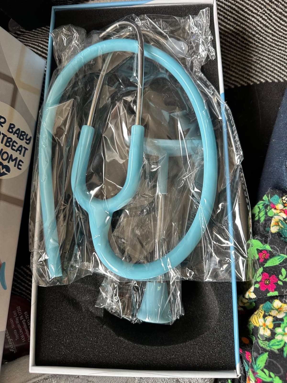 Fetal Heartbeat Monitor, Fetoscope Heart Beat Monitors - Blue | Pregnancy Detection - 24 Weeks, Baby Heartbeat Monitor Pregnancy, At Home Fetal Heartbeat Monitor with the Stethoscope customer photo 2