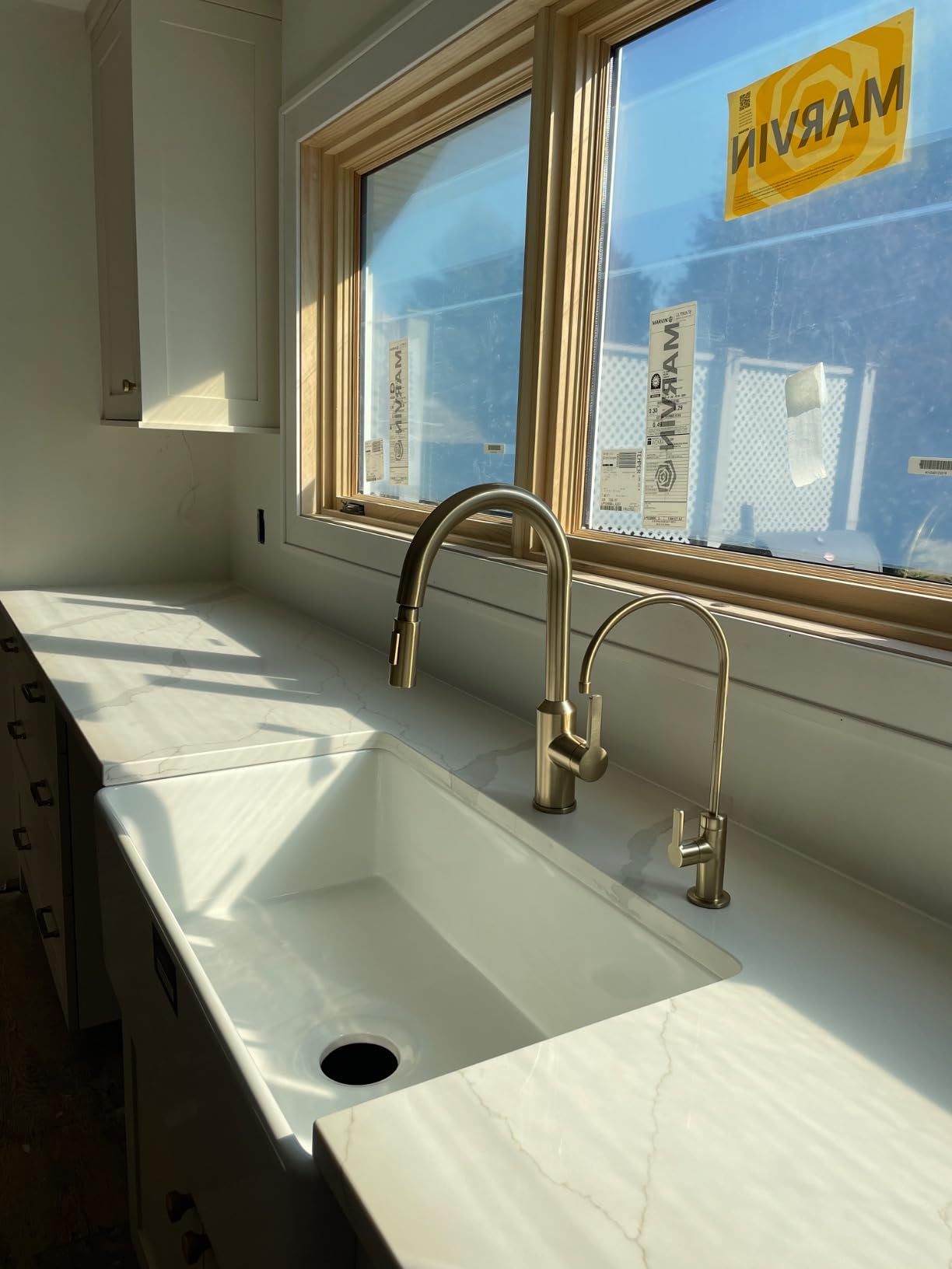 KRAUS Oletto Touchless Sensor Pull-Down Single Handle Kitchen Faucet in Spot-Free Antique Champagne Bronze, KSF-2830SFACB customer photo 2