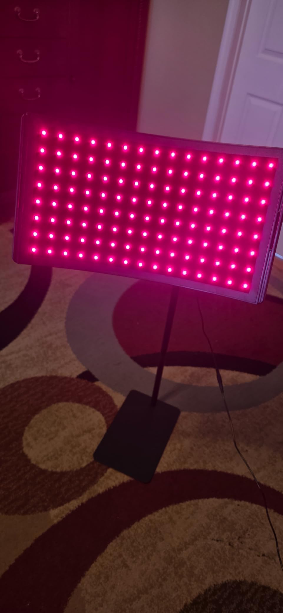 Red Light Therapy for Face and Body, Red Infrared Light Therapy Lamp with Stand Led 660nm Red Light-Therapy& 850nm Infrared Light Device for Body customer photo 2