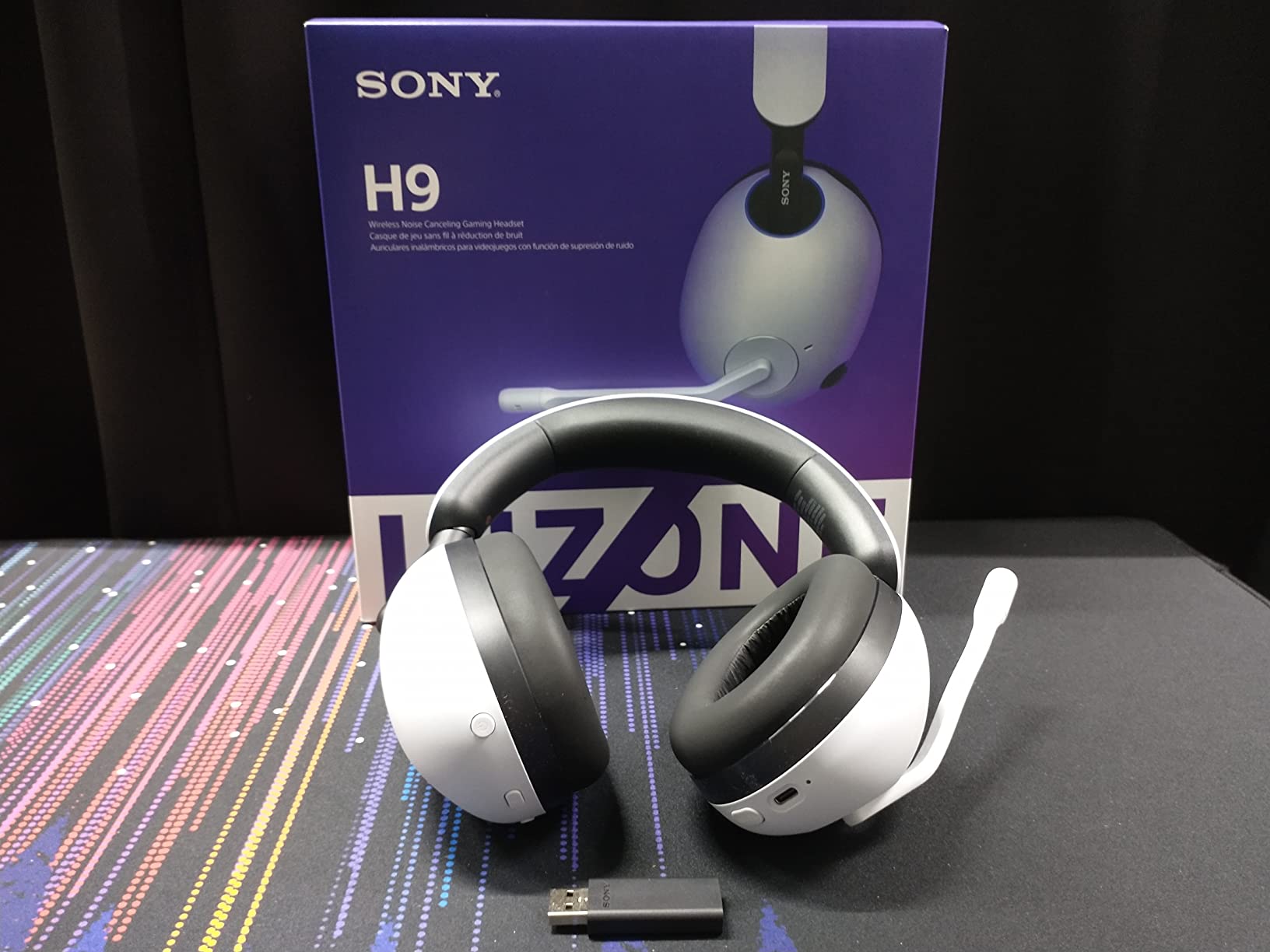 Sony INZONE H9 Wireless Over-Ear Noise Cancelling Gaming Headset, Black | 2.4GHz Wireless, Perfect for PlayStation 5, for PC/PS5/Switch/Mobile, 32 Hr Battery, 360 Spatial Sound, Discord Certified customer photo 1