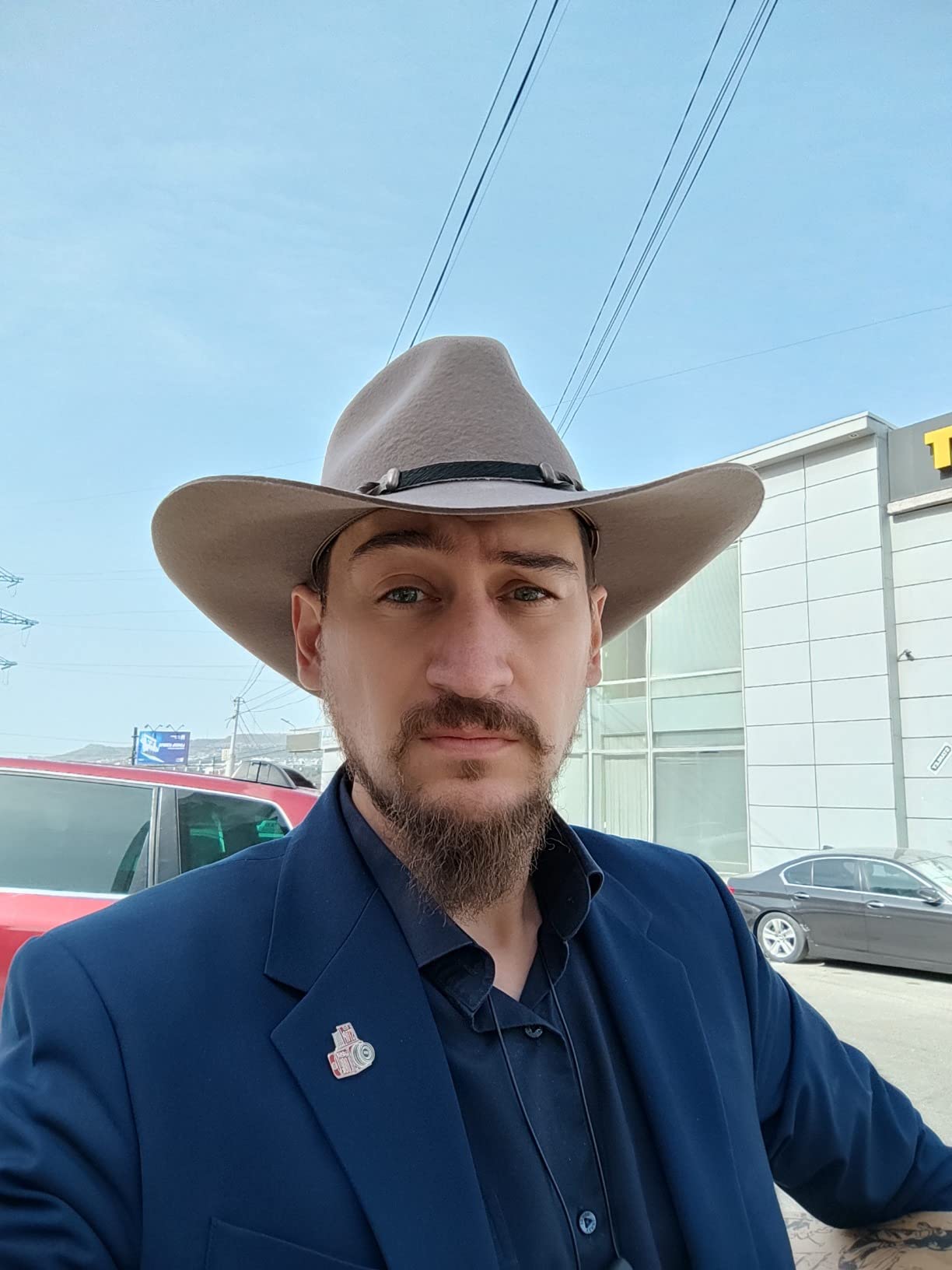 4X Buffalo Felt Cowboy Drifter Hat by Stetson customer photo 2