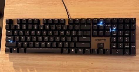 Cherry KC 200 MX Wired Mechanical Office Keyboard MX2A Brown Switches | Modern Design, Aluminum Surface, USB-A Connection, Full Size Keyboard, Black/Bronze, Tactile Switch customer photo 2