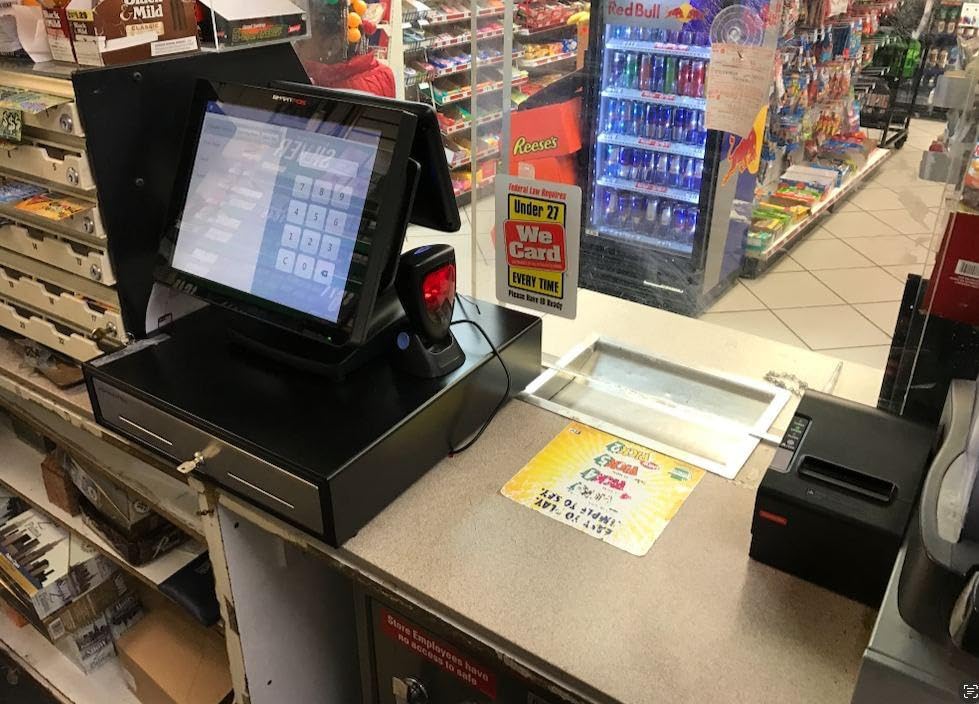 All-in-One SmartPOS-129 Professional Cash Register for Small Business, POS Bundle with Cashier Touch Screen Monitor, Customer-Facing Display, Cash Drawer, Thermal Printer, 2D Barcode Scanner customer photo 1