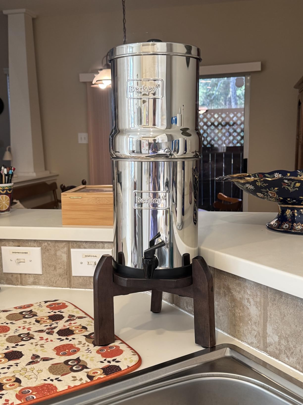 Drink Dispenser Stand Adjustable Width from 8
