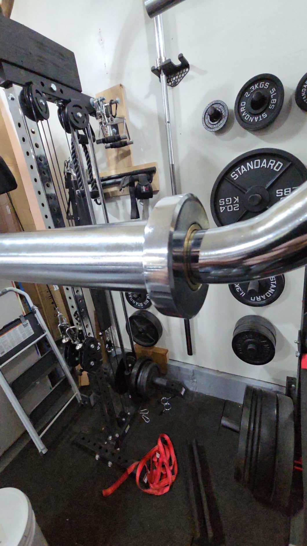 VEVOR Safety Squat Bar, 700 & 1500 LBS, Plus 500 LBS Hex Barbell Trap Bar, Ideal for Squats, Deadlifts, Lunges, Rehab customer photo 1