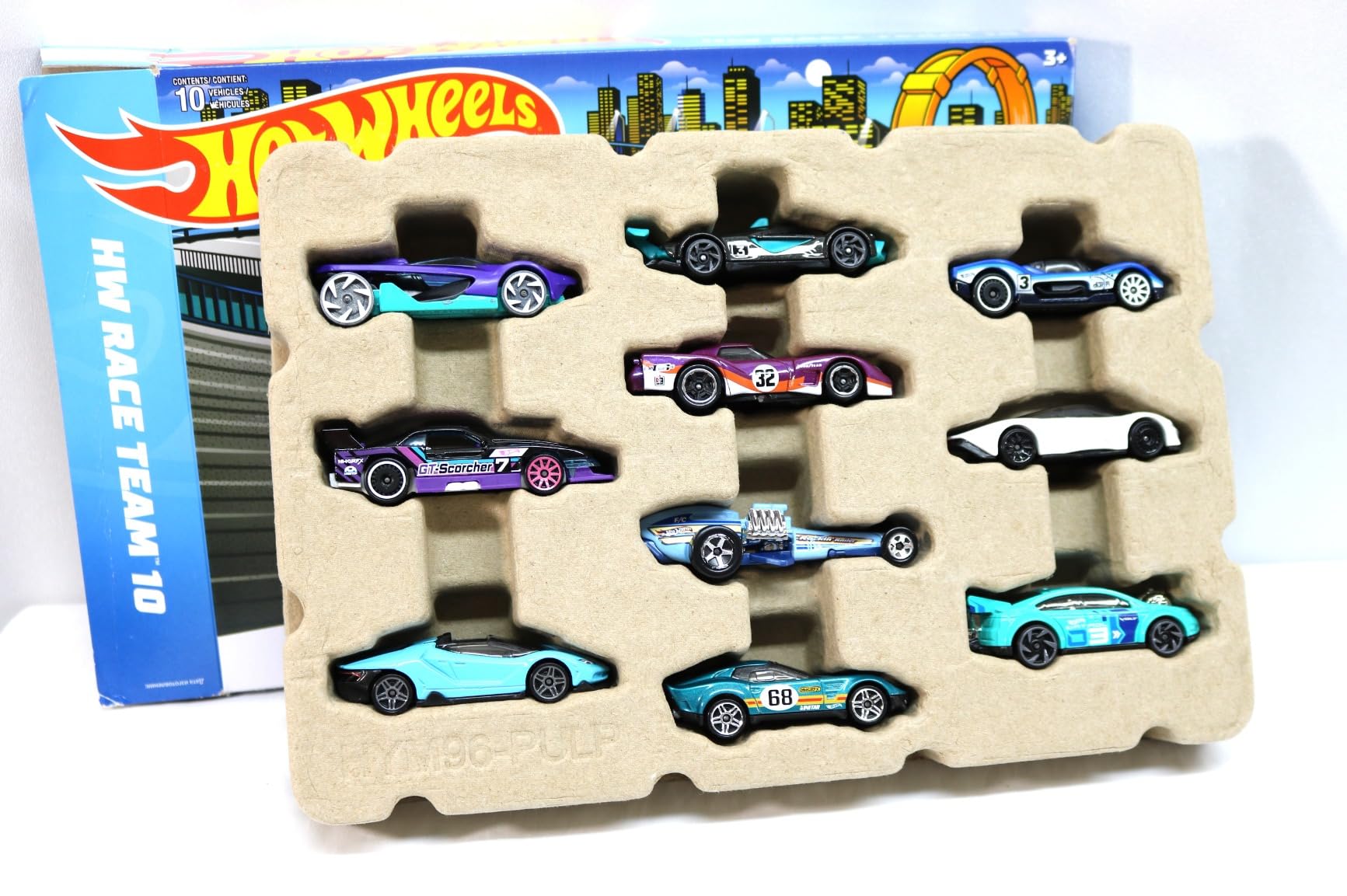 Hot Wheels 10-Pack of Toy Race Cars (Styles May Vary) | Set of 10 1:64 Scale Vehicles, Includes Hot Wheels Originals & Officially Licensed Cars (Amazon Exclusive) customer photo 2