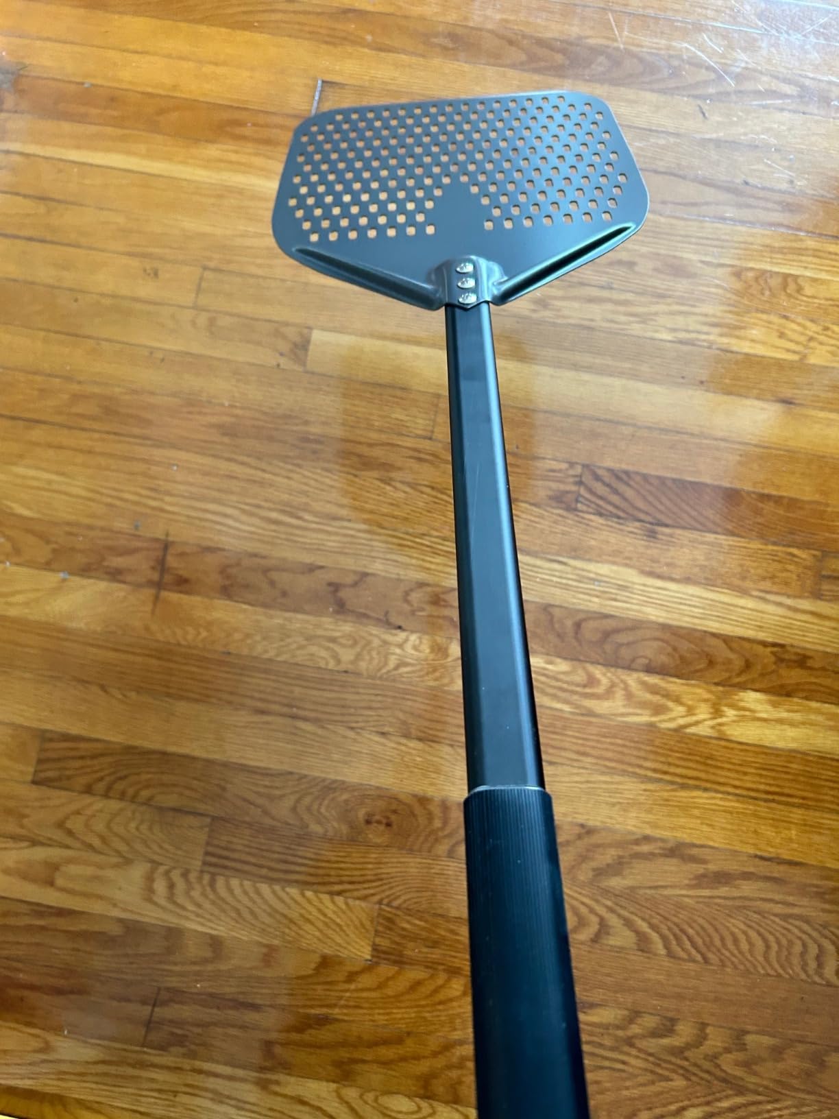 4 Piece Pizza Oven Kit, 9 Inch Pizza Turning Peel, 12 Inch Perforated Pizza Peel, Oven Brush and Ash Rake, Wood Fired Commercial Oven Accessoires for Home, Restaurant customer photo 1