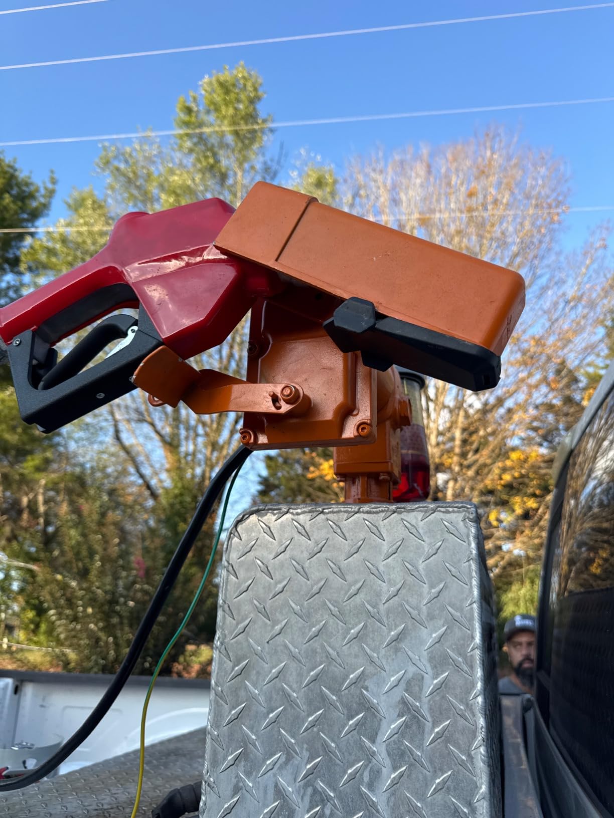 VEVOR Fuel Transfer Pump, 12V DC 20 GPM 1/4 HP, Gasoline Extractor Pump with Automatic Nozzle, Discharge Hose & Suction Pipe for Gasoline, Diesel, Kerosene, Ethanol & Methanol Blends, and Biodiesel customer photo 1
