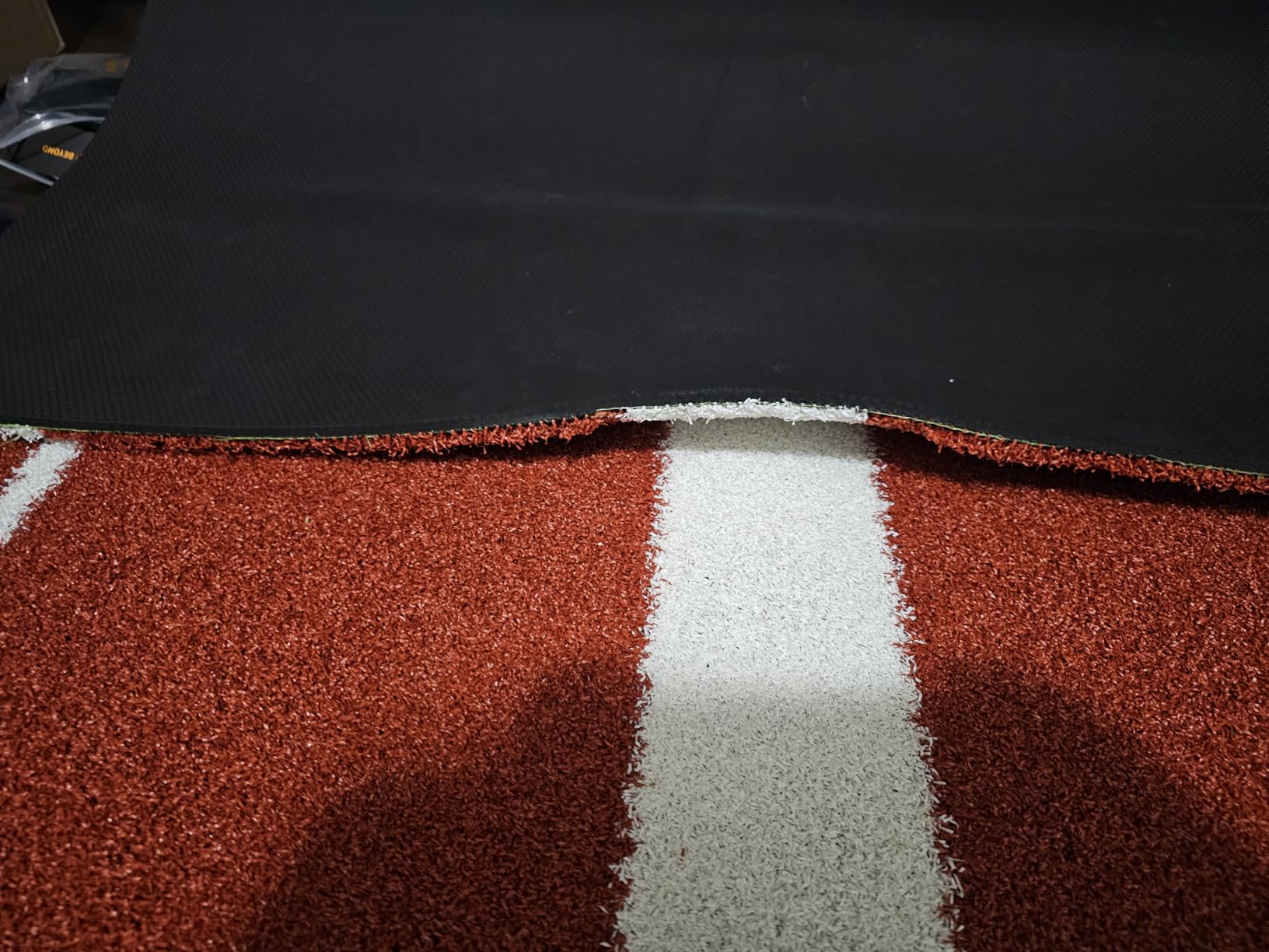 Softball Pitching Mat 10' x 3' with Pitching Mound-Green/Red | Baseball&Softball Training, High-Traction, Regulation Pitching Mound, Portable Carry, Weather-Resistant, Indoor&Outdoor Use customer photo 2