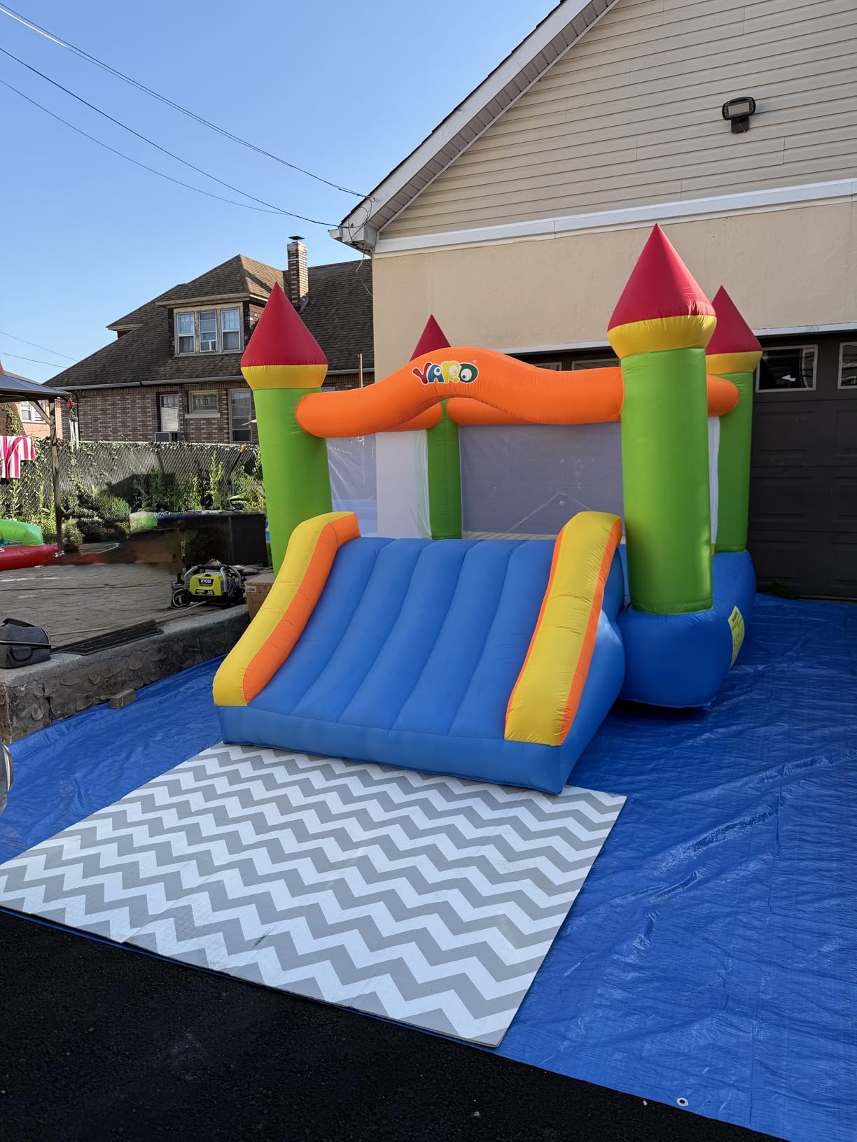 Bounce House, Inflatable Bounce House with Slide for Kids 3-6, Bouncy House with Blower for Outdoor/Indoor Party, 12ft x 9ft x 8ft Bouncy Castle, Jump House for Toddlers customer photo 1