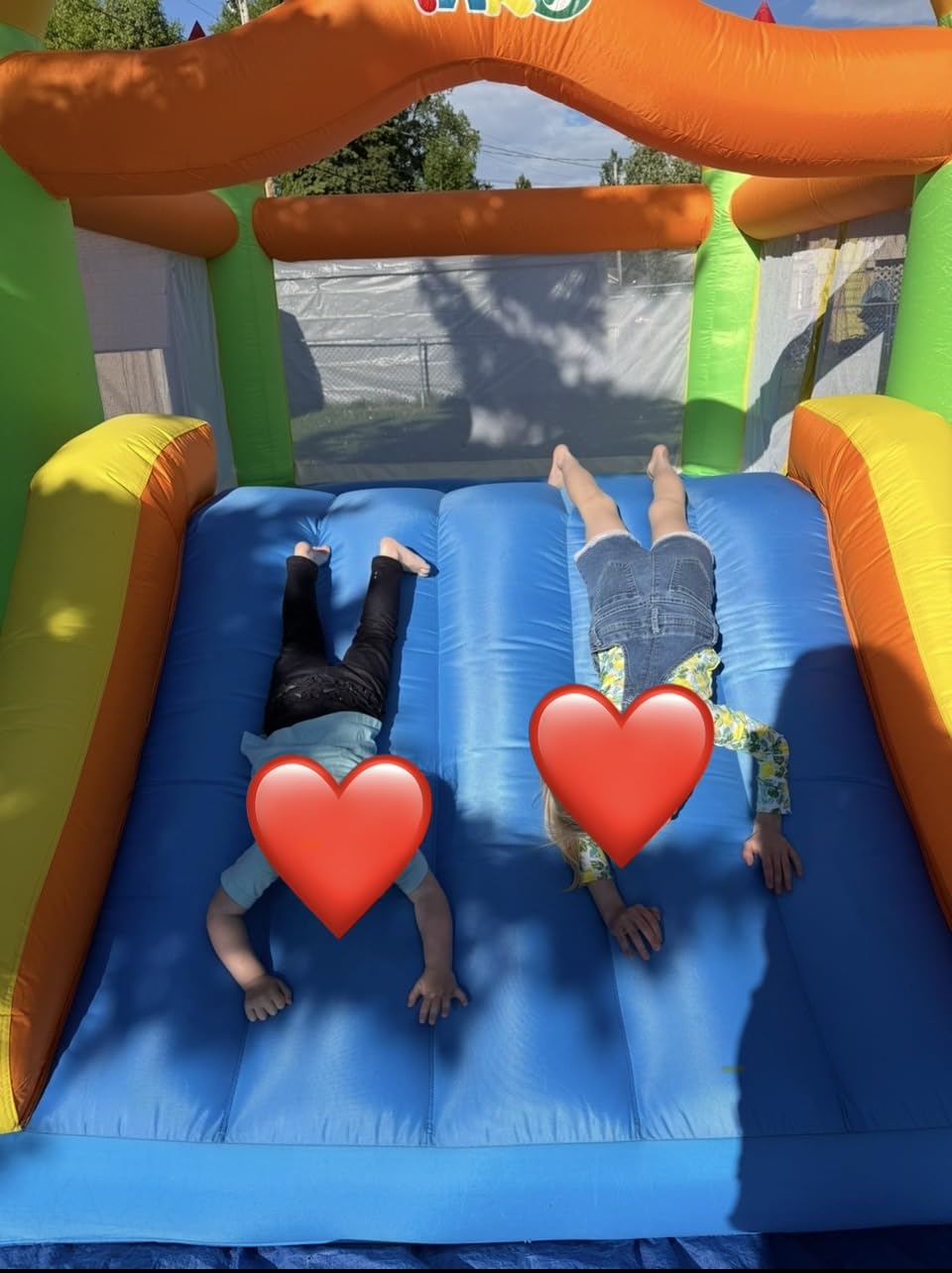 Bounce House, Inflatable Bounce House with Slide for Kids 3-6, Bouncy House with Blower for Outdoor/Indoor Party, 12ft x 9ft x 8ft Bouncy Castle, Jump House for Toddlers customer photo 2