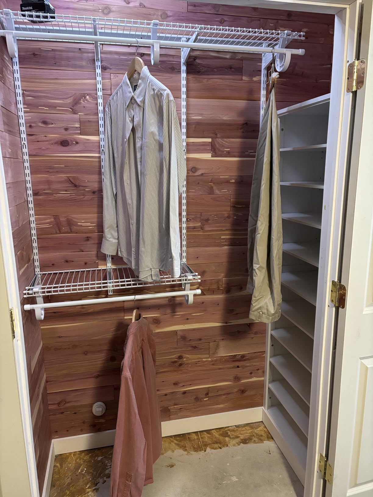 PROWORX 4-6 Ft Closet Organizer System, Adjustable Metal Wire White Closet System, Expandable Walk in Closet Organizers and Storage System, Closet Shelves with Hanging Rods customer photo 1