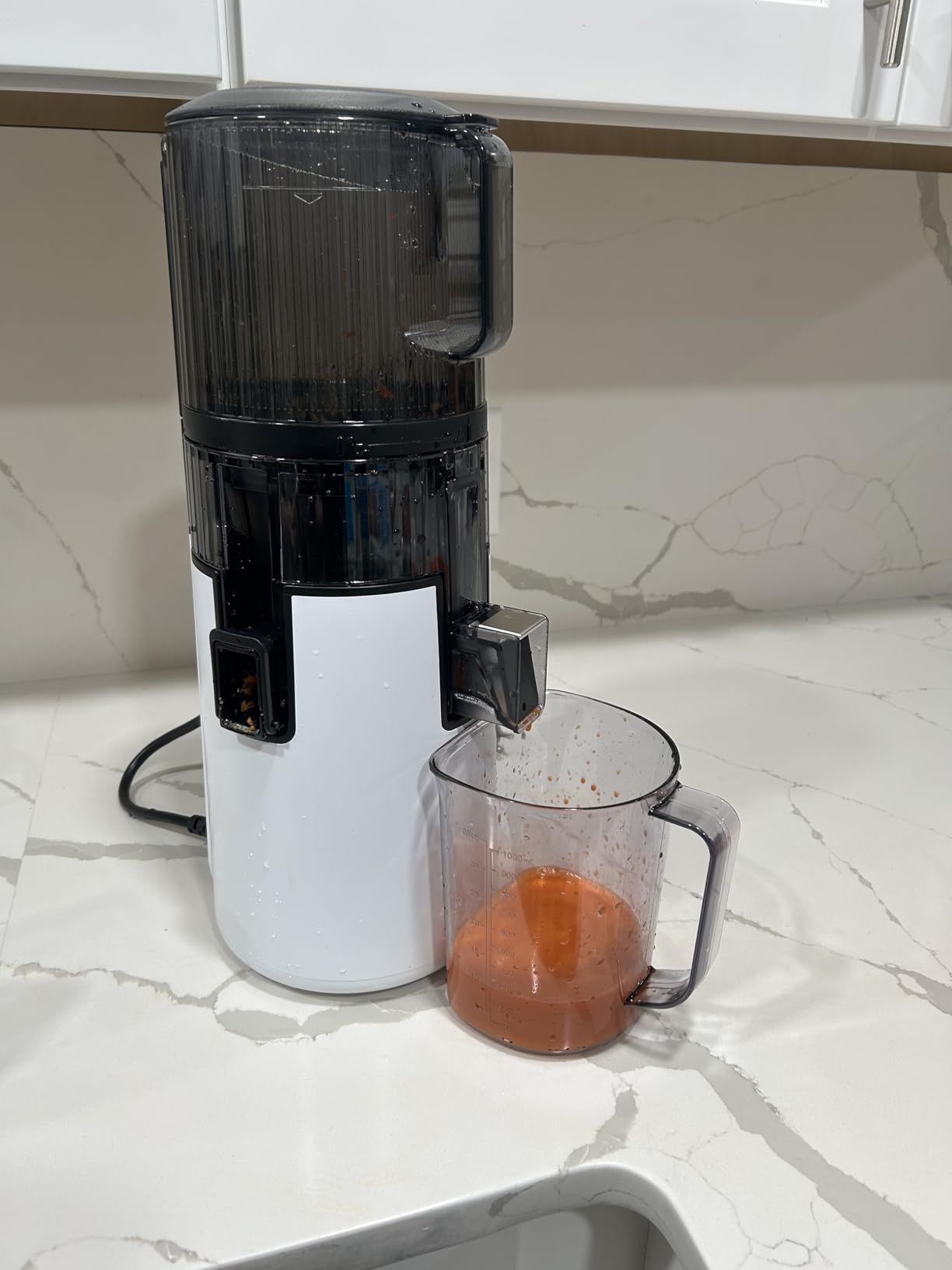 Hurom H70 Cold Press Juicer Machine, Easy to Clean Masticating Slow Juicer, Ideal Balance of Size and Function, Compact, Strainer Free, Self Feeding, Hands Free, with Wide Mouth Hopper (Black) customer photo 2