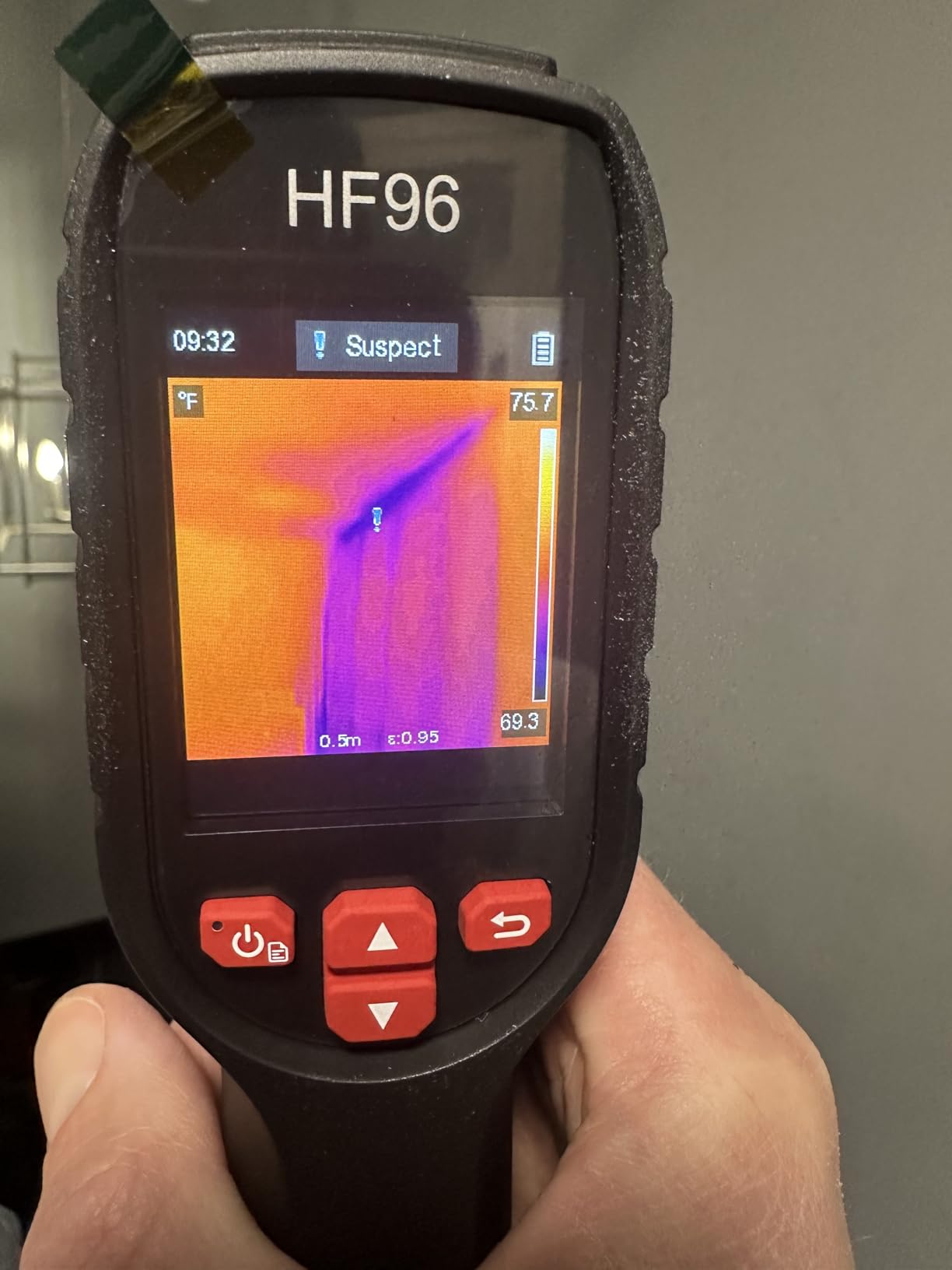 HF96 Thermal Camera with AI Scene Detection, Laser Pointer, -4°F~1022°F | 240x240 Super Resolution, Thermal Imaging Camera for HVAC Electrical Building Inspection,25Hz Infrared Camera,11h Runtime customer photo 2