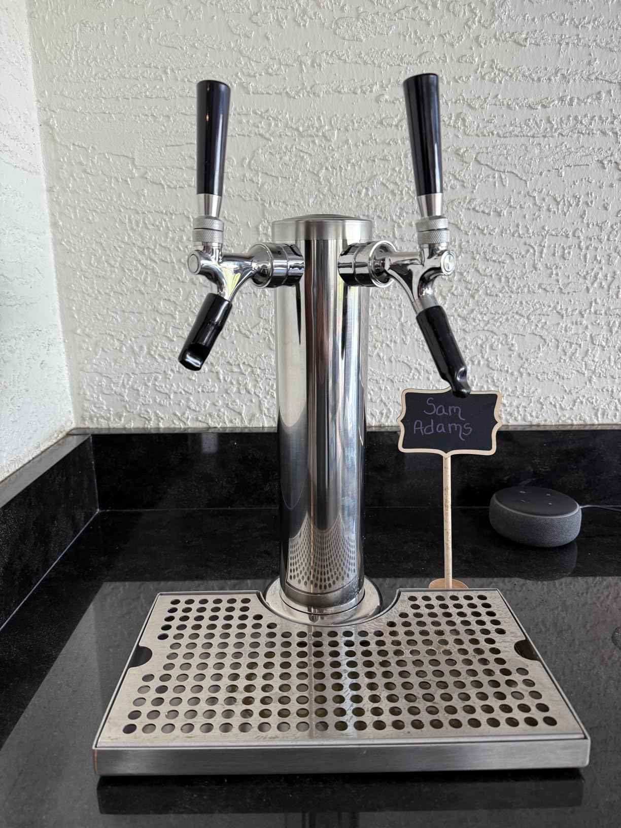 FERRODAY All Stainless Steel Kegerator Tower, 3 inch Beer Tower with Dual Taps | Stainless Steel Tower & Faucet for Kegerator Dispenser customer photo 2
