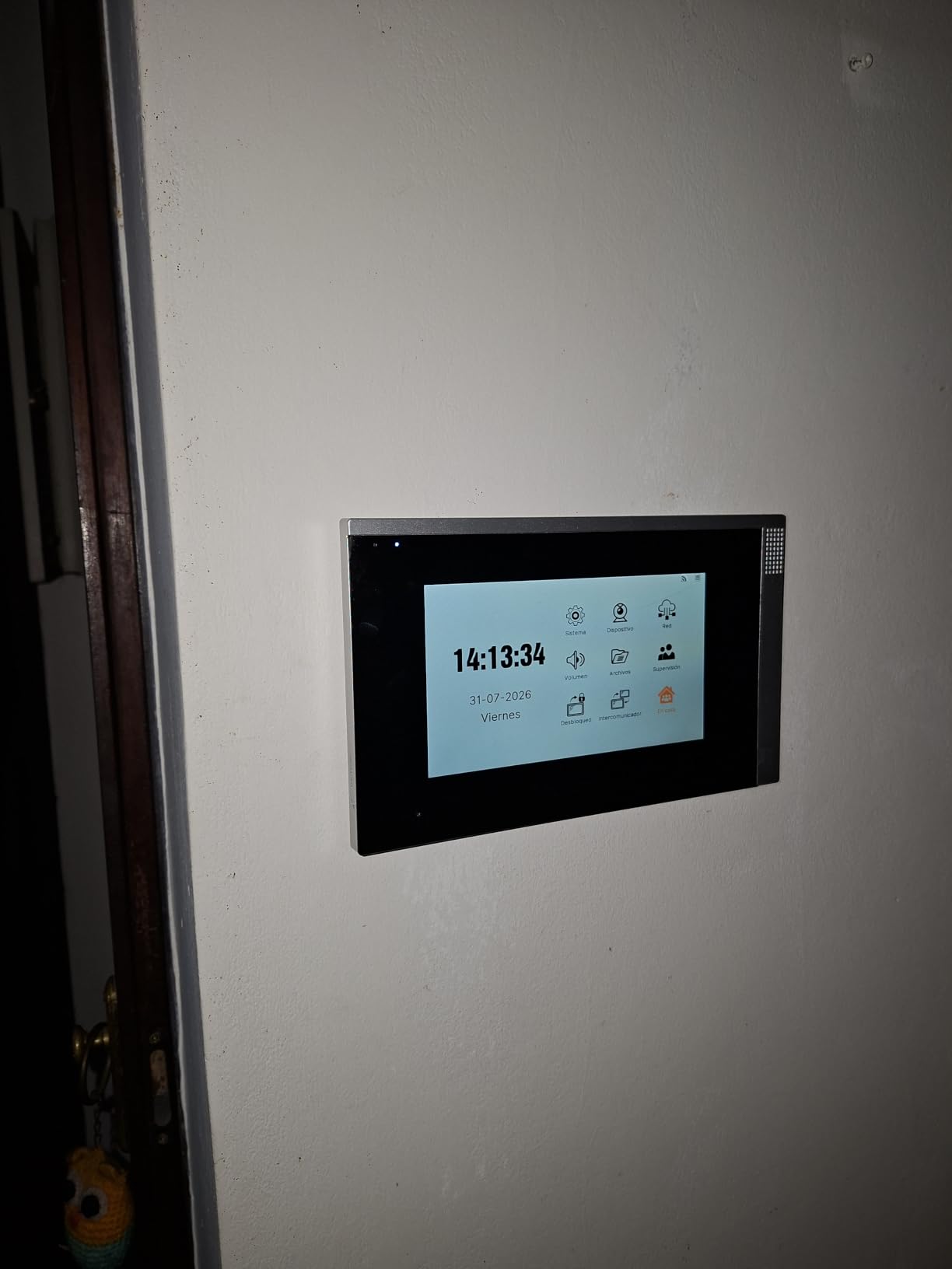 TMEZON WiFi Video Intercom System Doorbell with Camera and 7 Inch Monitor IP Wired Video Door Phone 1080P Wired Night Vision, No Monthly Fees, Support Remote Unlock Door Release, Snapshot, Tuya customer photo 2