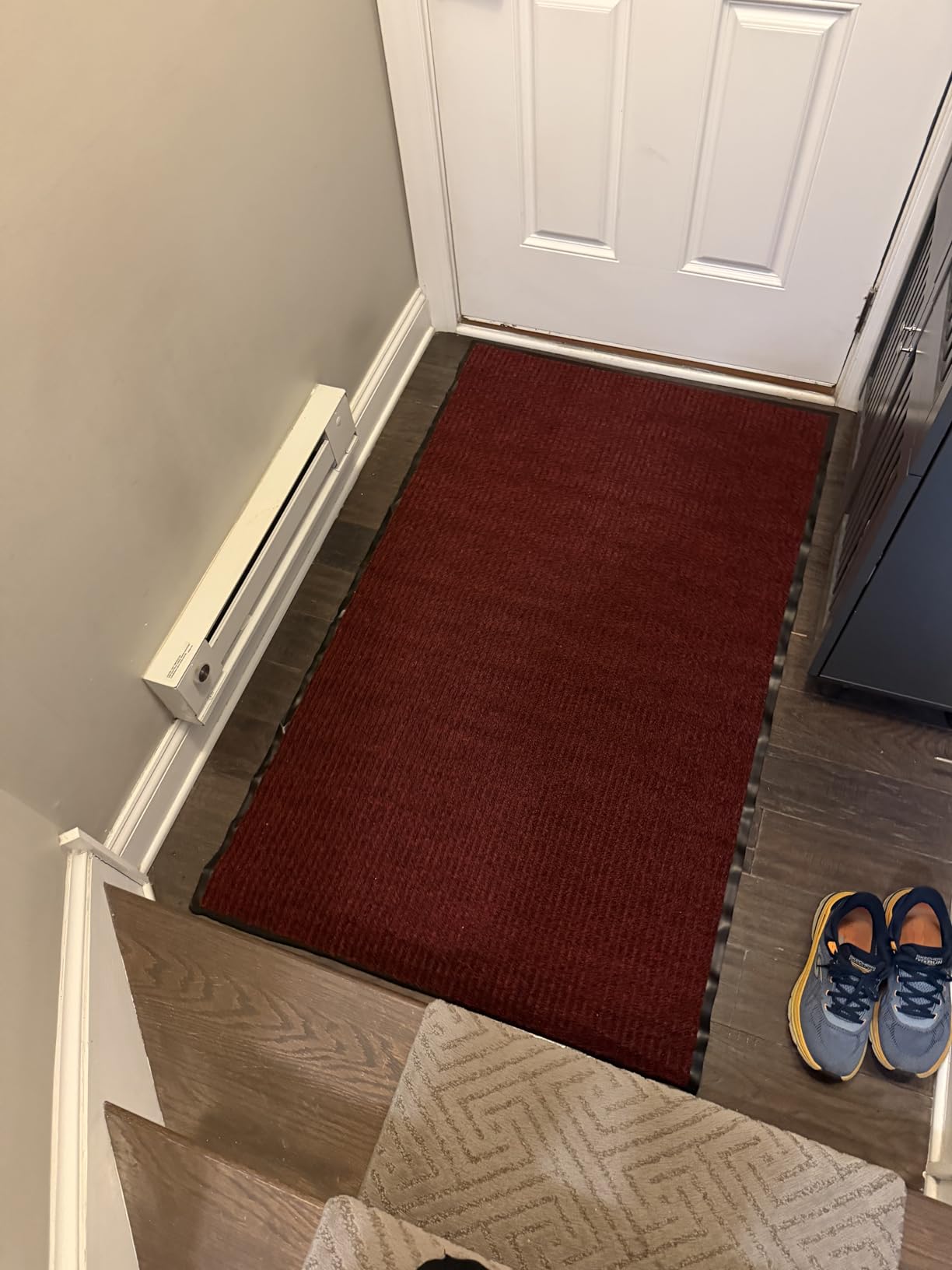 MaxMat Extra Large Commercial Floor Mat, 3 x 5 Feet Heavy Duty Commercial Door Mat, Waterproof, Low-Profile, Easy to Clean, Rubber Backing Entry Mudroom Rug (Charcoal Grey) customer photo 2
