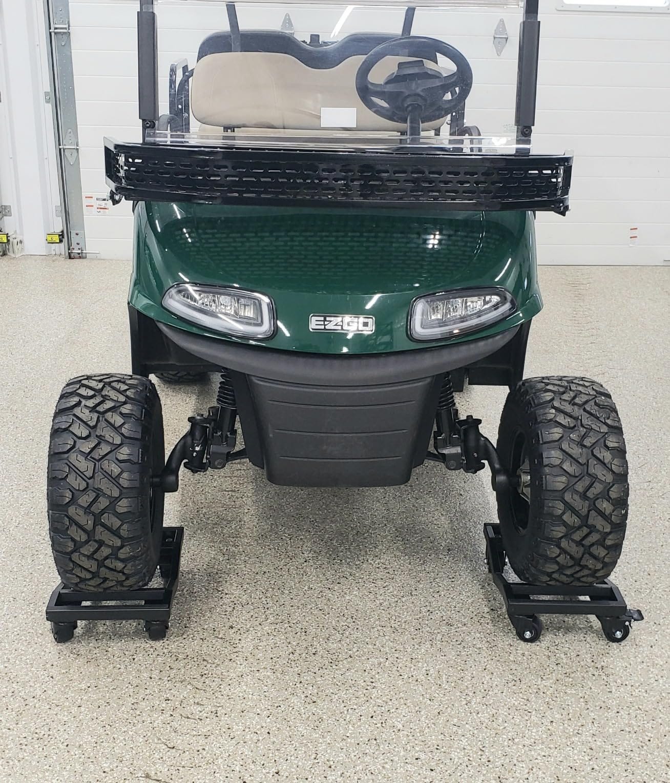 KEDSUM Car Dolly Set of 4, 6000 LBS Wheel Dolly, Heavy Duty Vehicle Dollies, Double V-Shaped Design & Nylon Casters with Brakes Used for Moving Cars, Trailers, SUV, Motorcycles and Boats customer photo 2
