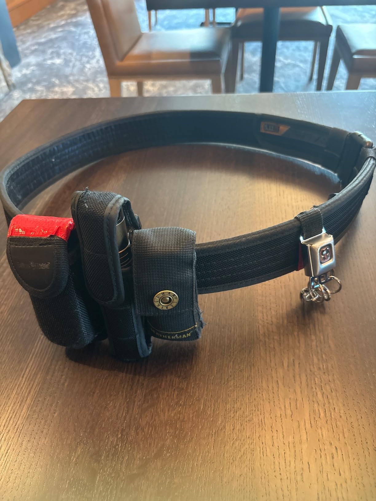 5.11 Tactical Sierra Bravo Duty Belt Professional 2-Inch, Law Enforcement | Style 59505ABR, Slim Lock Buckle, Dual Layer, Hook and Loop, Law Enforcement Patrol Duty Gear customer photo 1