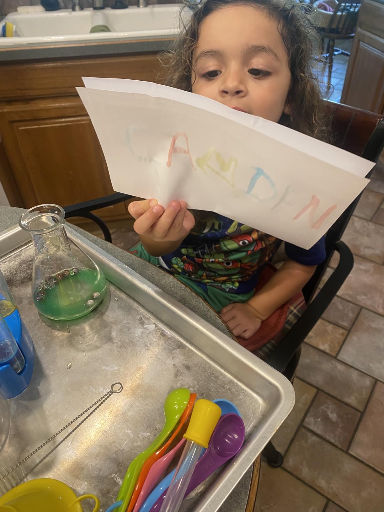 National Geographic Junior Chemistry Set with 50 Experiments for Kids | 20+ Lab Tools, Early Learning Lab, Hands-On Science Experiments, Chemistry Kit for Kids Ages 4-6, Birthday Gift customer photo 1