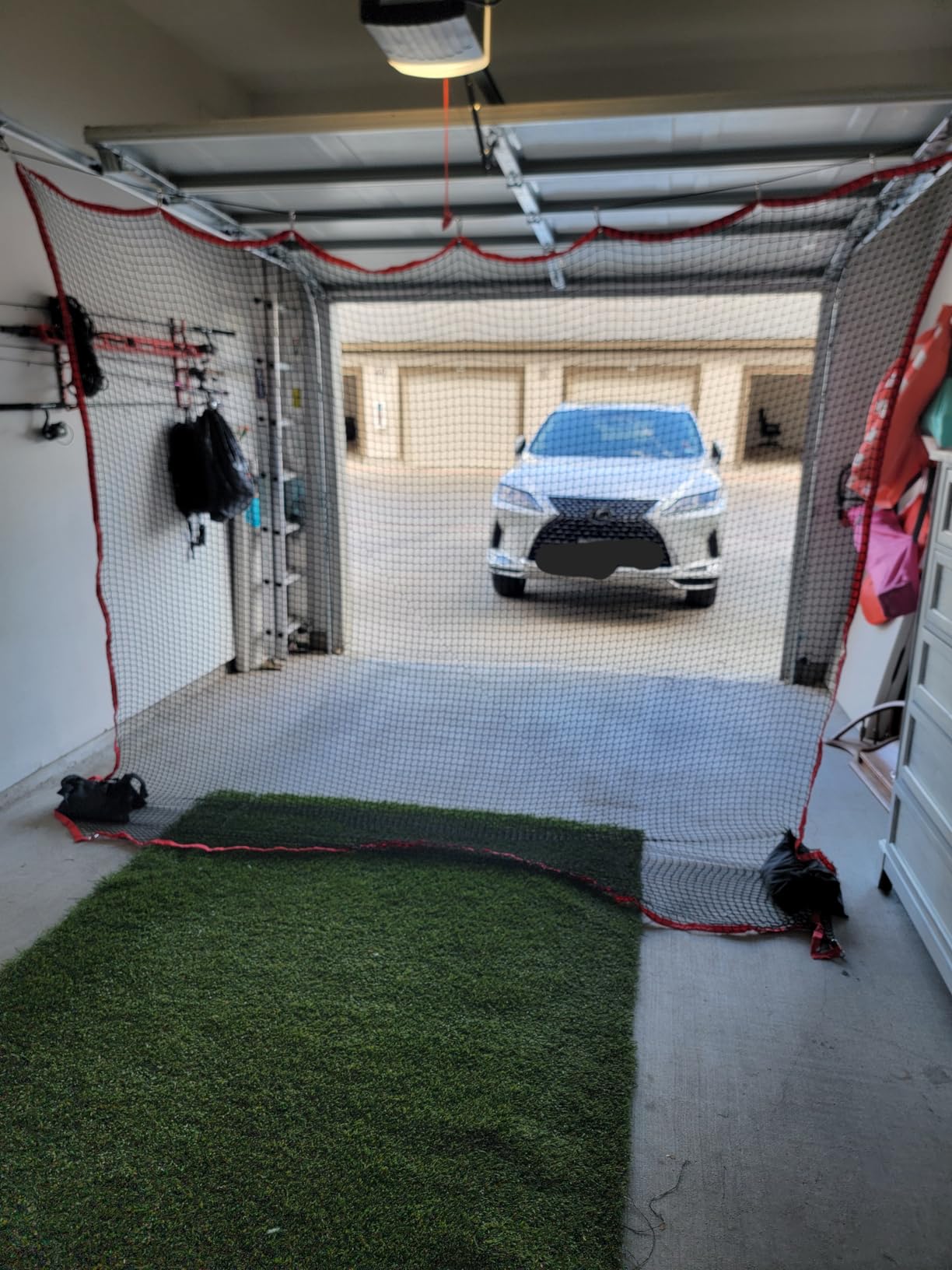 Golf Netting, 10ft, 15ft, 20ft Sports Netting - Heavy Duty High Impact Multi-Sport Practice Net for Golf, Baseball, Soccer, Hockey, Lacrosse, Backyard Driving & Training Barrier customer photo 2