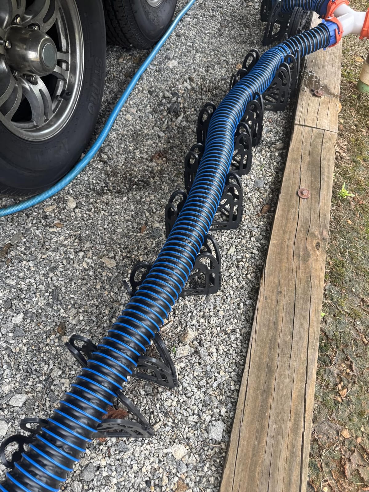 DUMPMAN RV Sewer Hose Kit, 2 * 10 Ft Sewage Hose | Septic Hose with Swivel Fitting, Clear Sewer Hose Elbow, 4 Storage Caps, for RV/Camper customer photo 2
