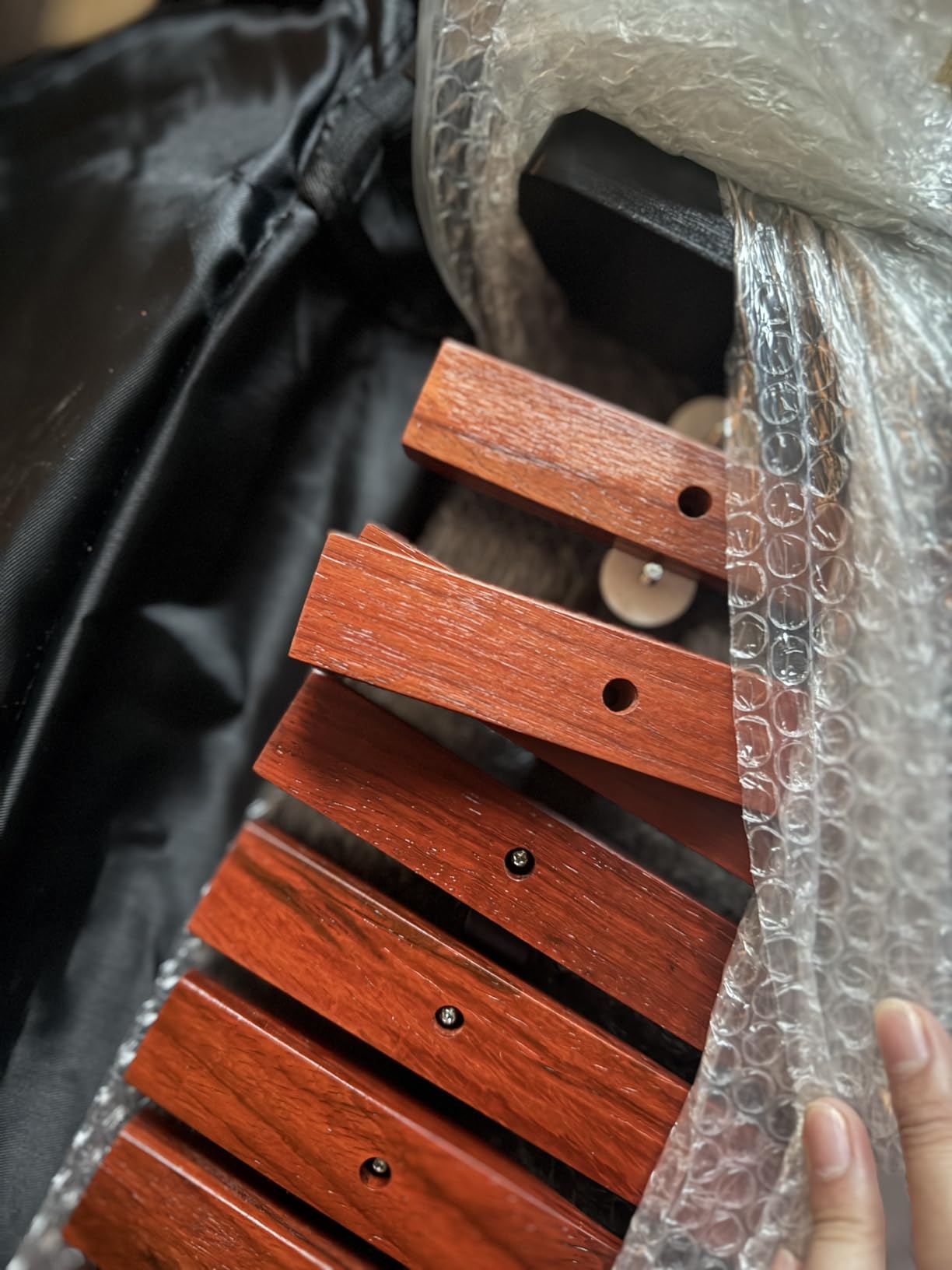 37 Note Xylophone Professional Wooden Glockenspiel Xylophone With Height Adjustable Stand,4 Mallets,Hand Bell and Carry Bag (40.6 inch) customer photo 2