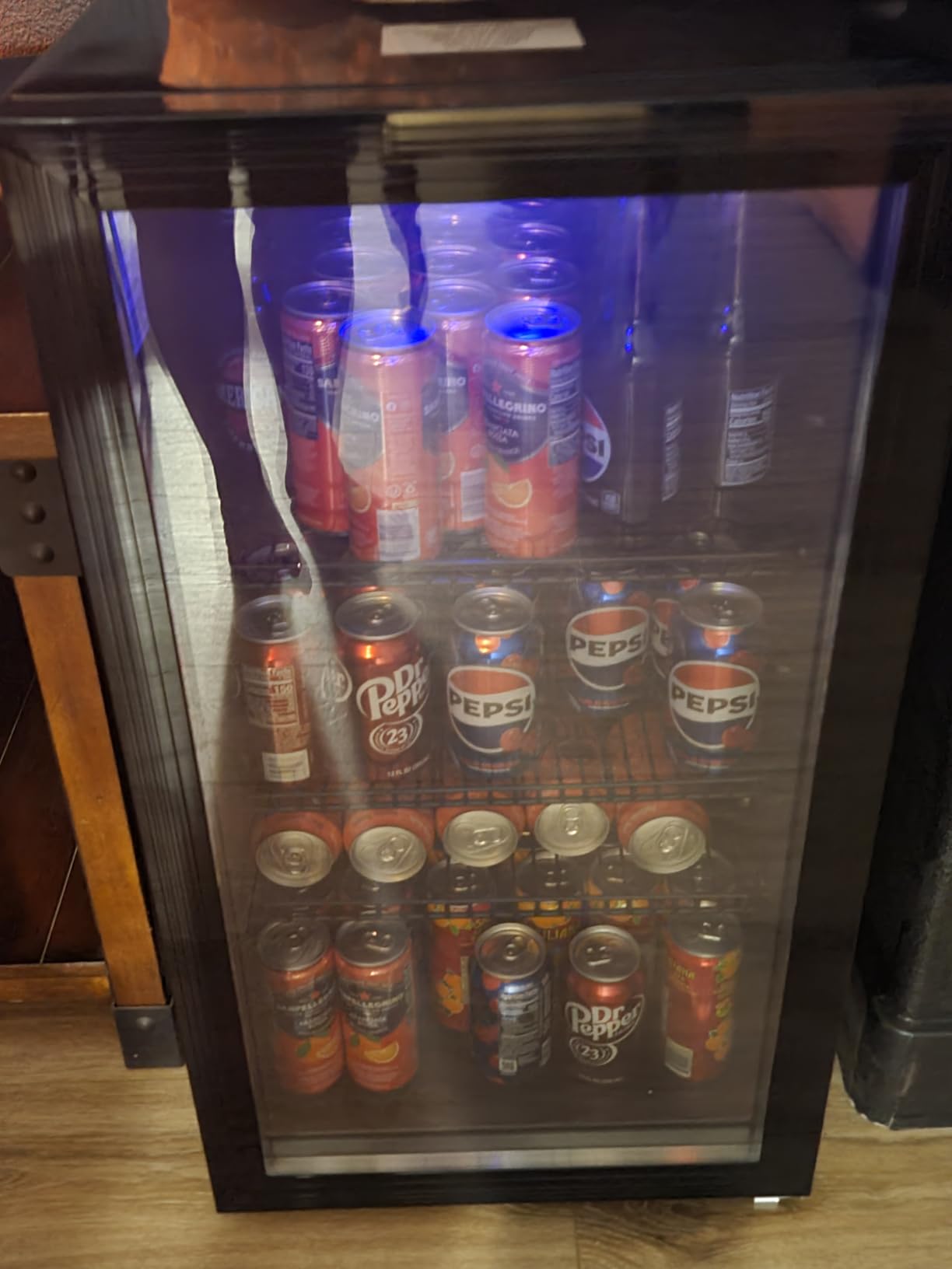 Beverage Refrigerator, 2.47 Cu.Ft Mini Fridge Beverage Cooler | Glass Door, 35-65°F Digital Temperature Display, Adjustable Shelves, Beverage Fridge for Soda, Beer & Wine customer photo 2