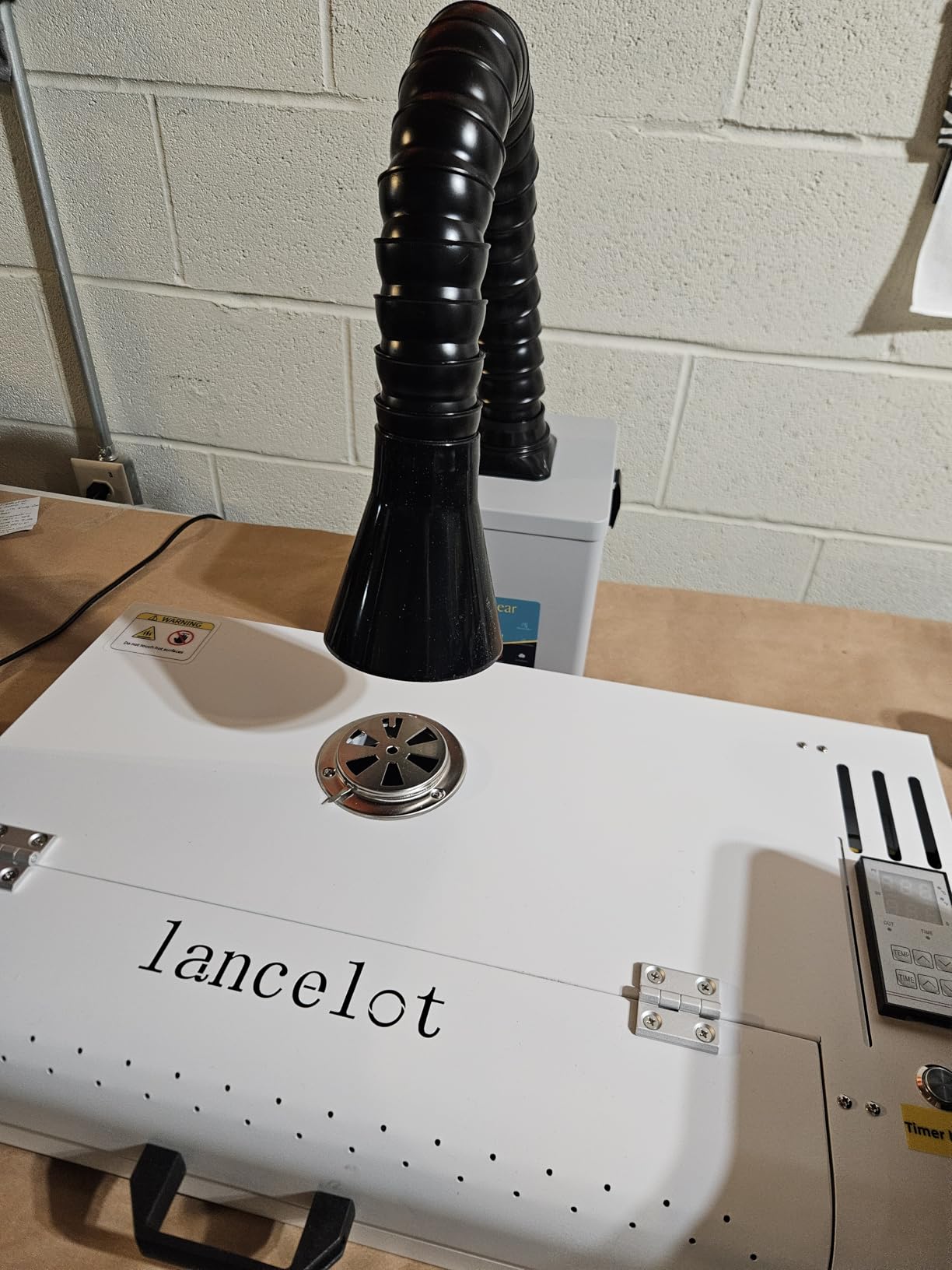 Fumeclear FC-2001A Solder Fume Extractor, 2-in-1 H13 HEPA Activated Carbon | 70-106 CFM Strong Suction with Semi-rigid Tube, 3-Speed Control For Desktop Soldering Fume Odor Removal, Low-Noise 100-240V customer photo 1