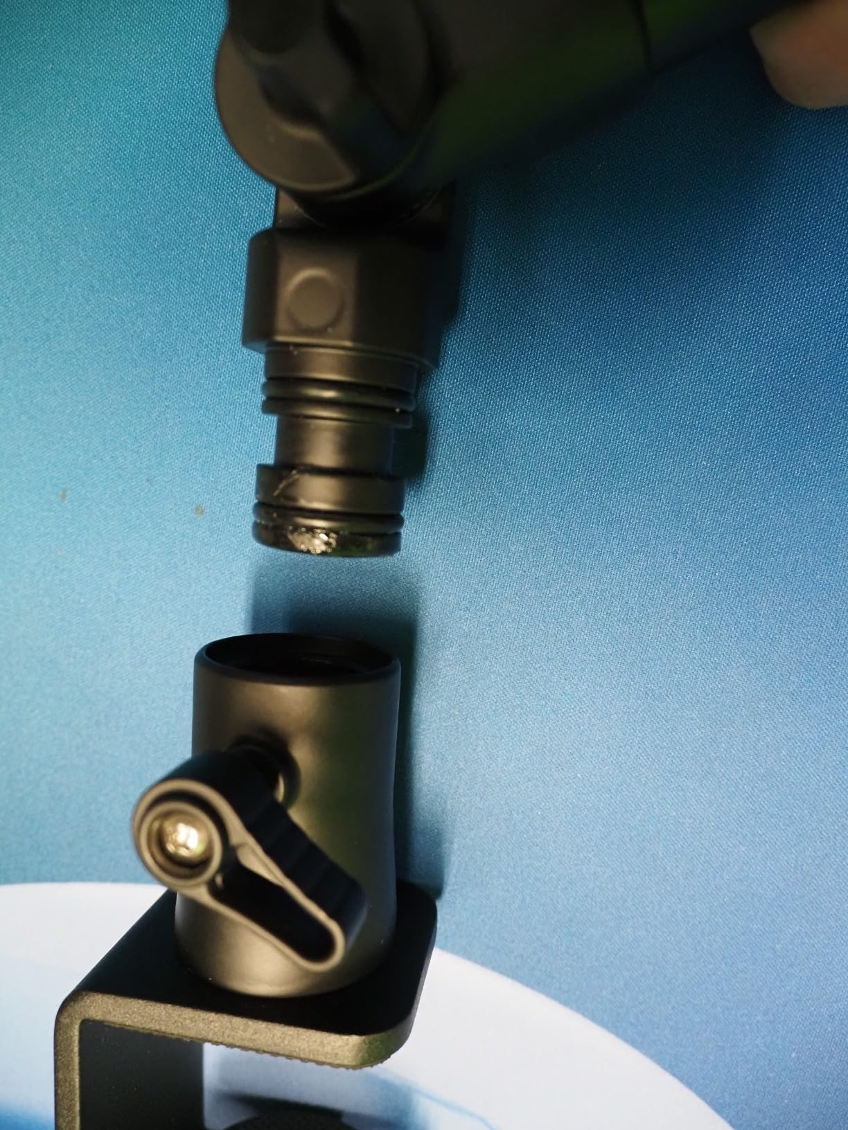 ULANZI ZJ02 Camera Desk Mount Overhead Magic Arm, 98cm/38.6inch Aluminum Adjustable Articulating Arm with 1/4