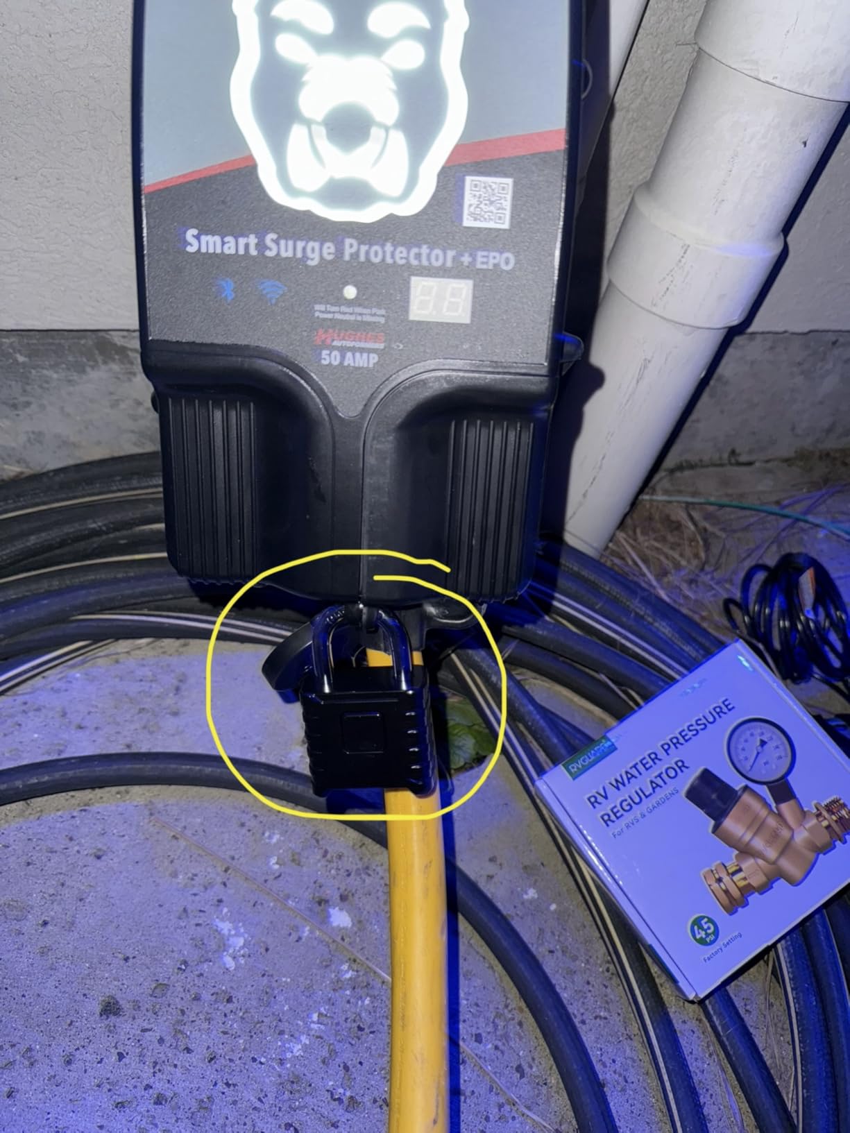 Power Watchdog PWD50EPOW Smart RV Surge Protector, 50A, WiFi, IP65 customer photo 1