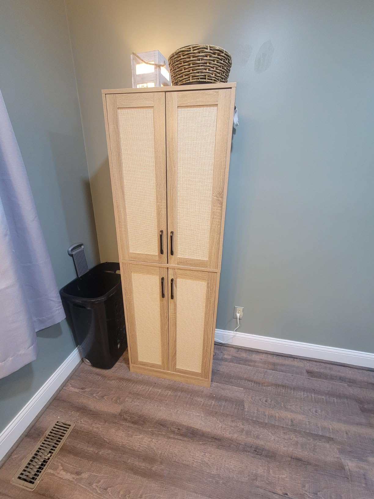 JASIWAY Tall Bathroom Storage Cabinet 57
