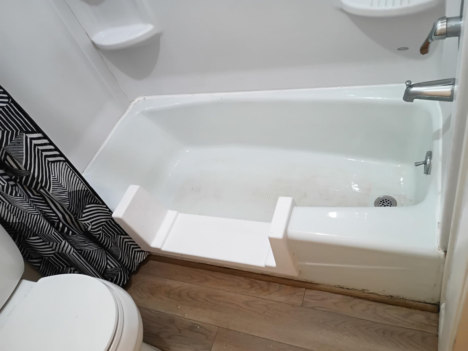 Full Convertible Accessibility Kit | Bath to Shower Conversion System for Senior Safety (Wide) customer photo 1