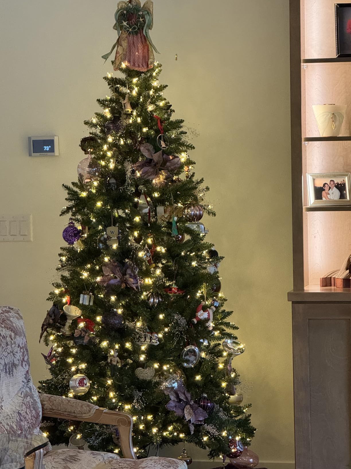 Balsam Hill 15ft Pre-Lit Berkshire Mountain Fir - Slim Artificial Christmas Tree with 2200 Clear LED Lights, Easy Plug Technology & Premium Stand for Extraordinary Spaces customer photo 2