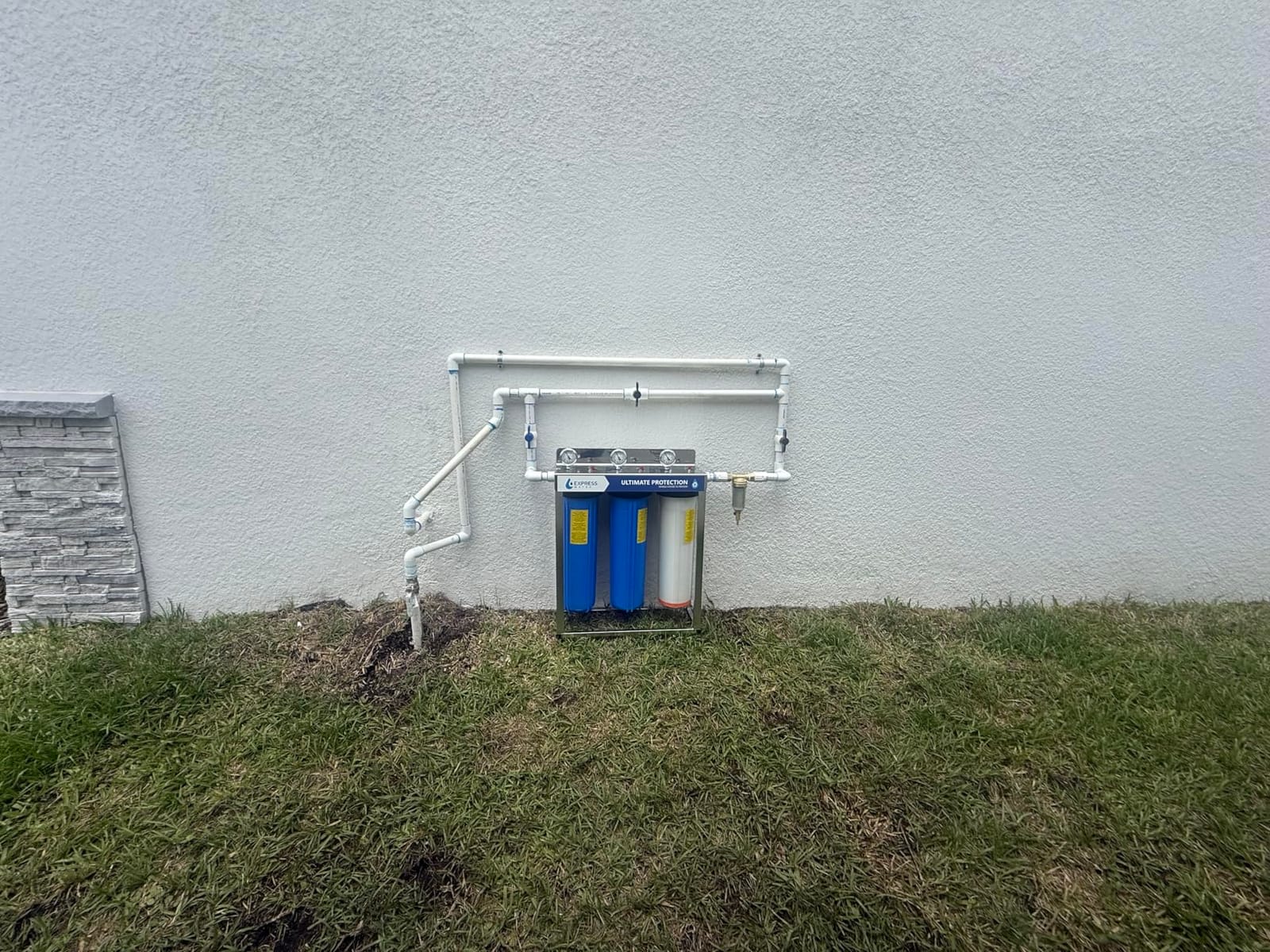 Express Water Whole House Water Filter System, Ultimate Protection, 3-Stage | Heavy Metal and Anti-Scale Filtration | Reusable 50 Micron Sediment Element | Quick-Change Cartridges customer photo 1