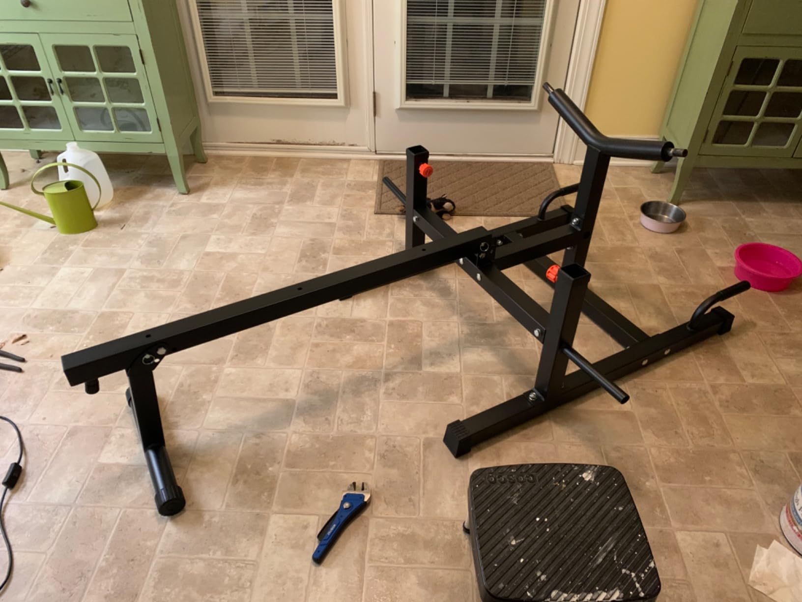 FEIERDUN Chest Press Machine, 1250 LB Adjustable Bench Press | 3-Grip U-Handles, Independent Arms and 11+3 Adjustable Positions customer photo 2