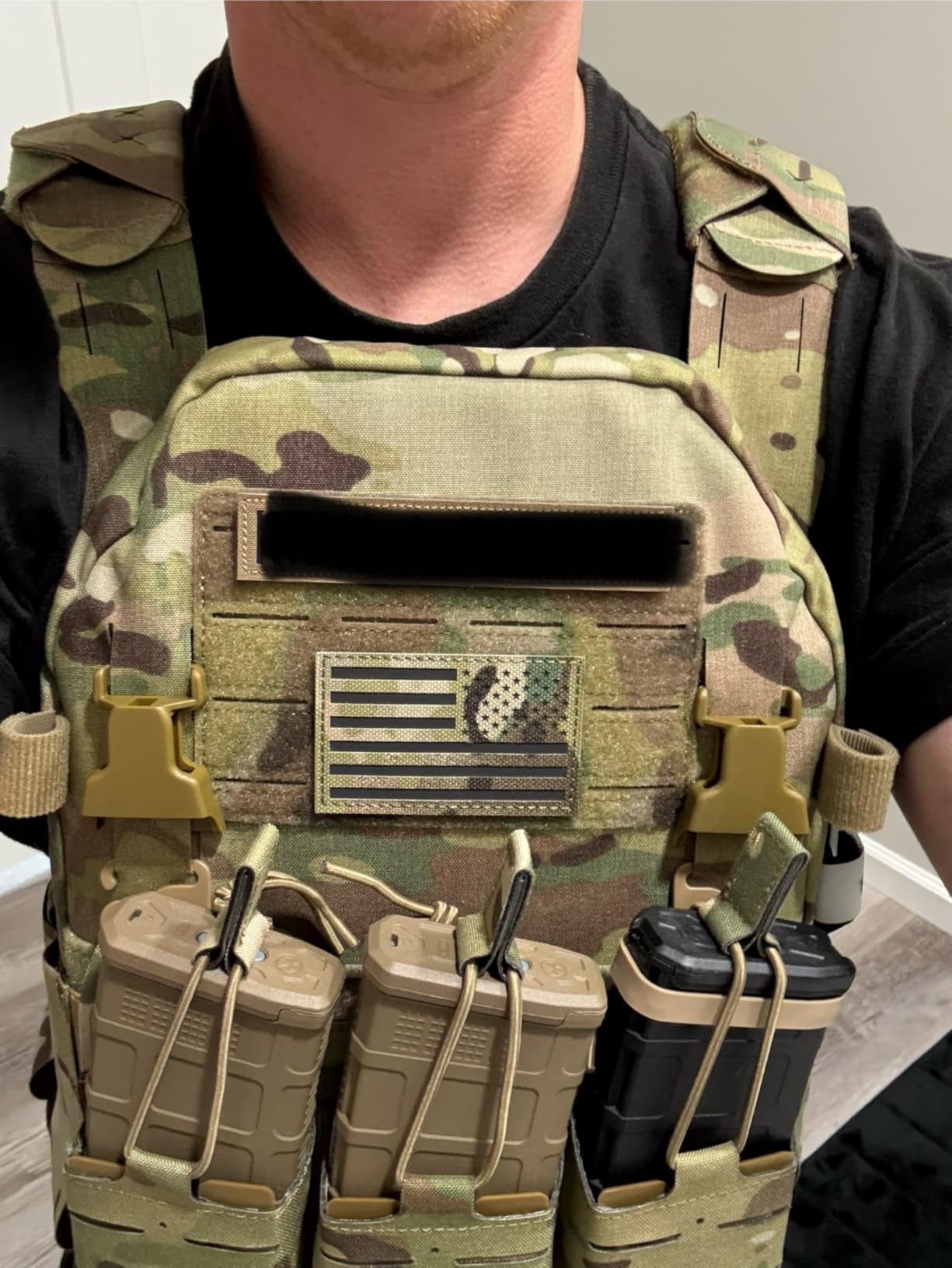 LPPC V.2 Tactical Vest, Low-Profile Vest, Modular, Placard Compatible, Made from 1000D Nylon Laminates MultiCam customer photo 2