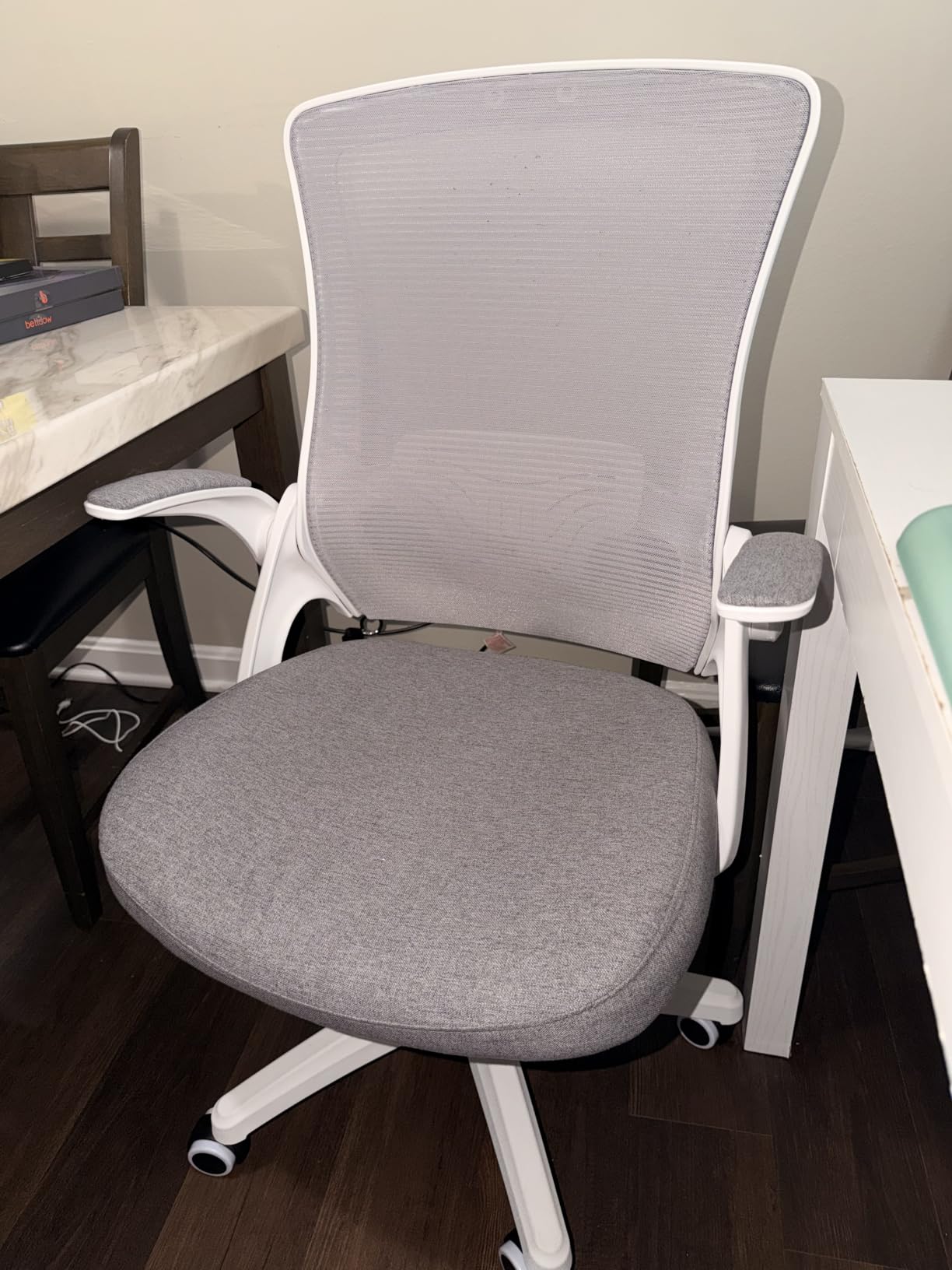 NEO CHAIR Office Desk Chair High Back Mesh Chair Adjustable Lumbar, Black customer photo 1