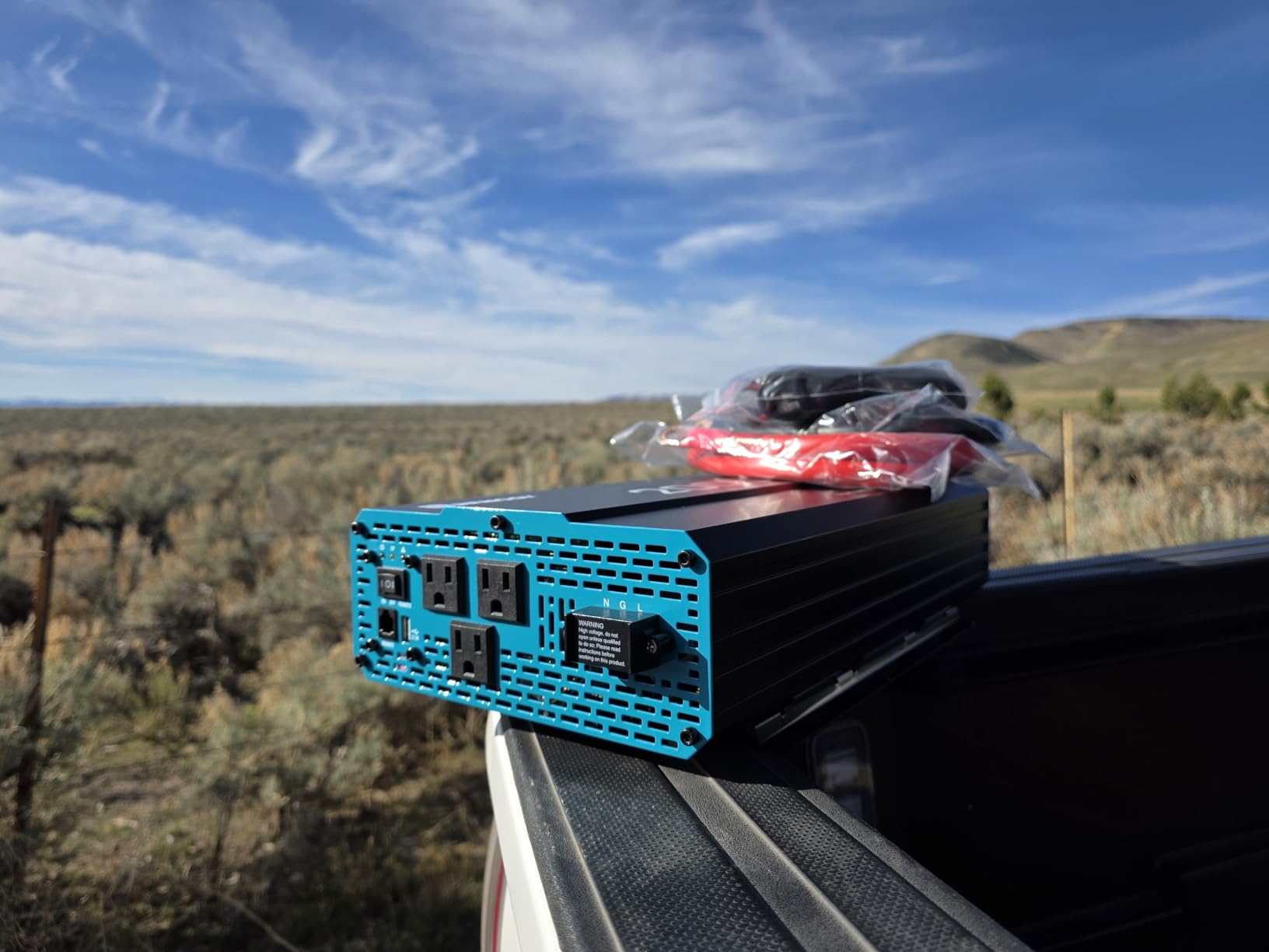 Renogy Inverter PUH, 3000W Pure Sine Wave Power Inverter with UPS Transfer Switch & Bluetooth, 12V DC to 120V AC Converter for RV, Truck, Home,Camping - 6000W Surge Power, Remote Monitoring customer photo 1