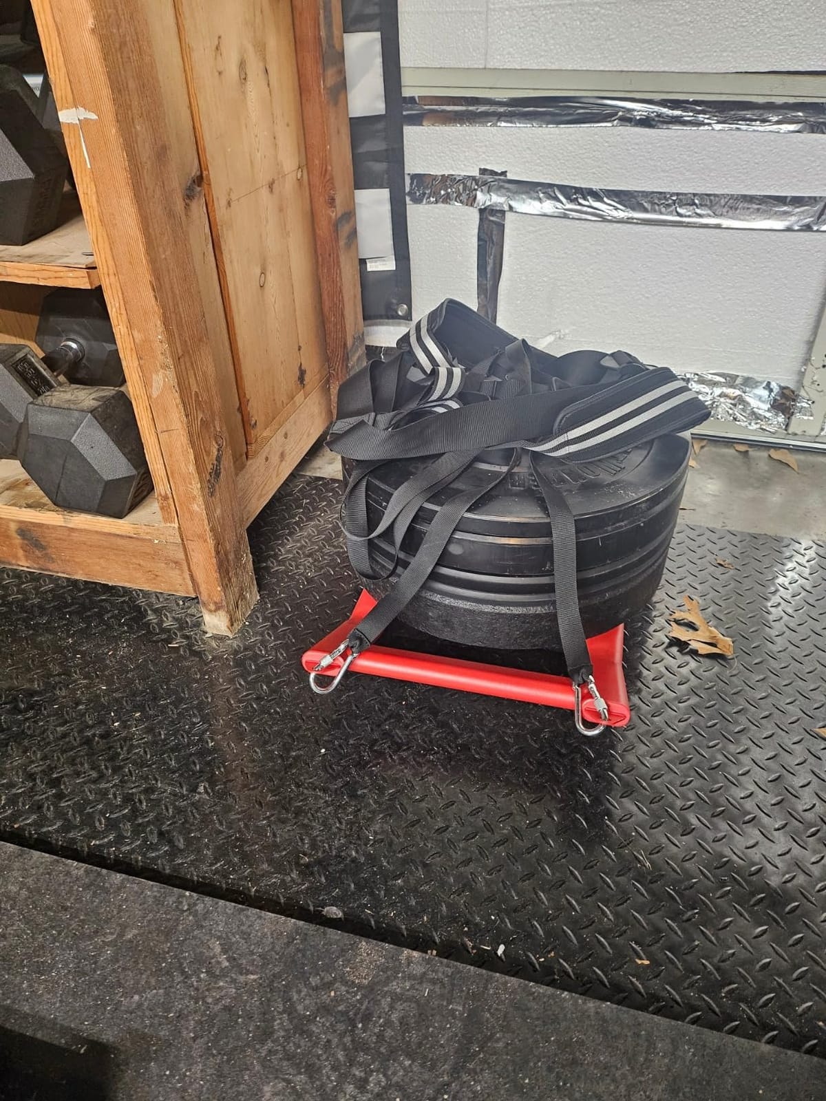 Weight Sled for Training - Heavy Duty Football Sled for Lineman, Sled Pull Workouts, Speed & Strength Training, Football Blocking Sled, Running Sled for Athletes, Outdoor & Indoor Use customer photo 1