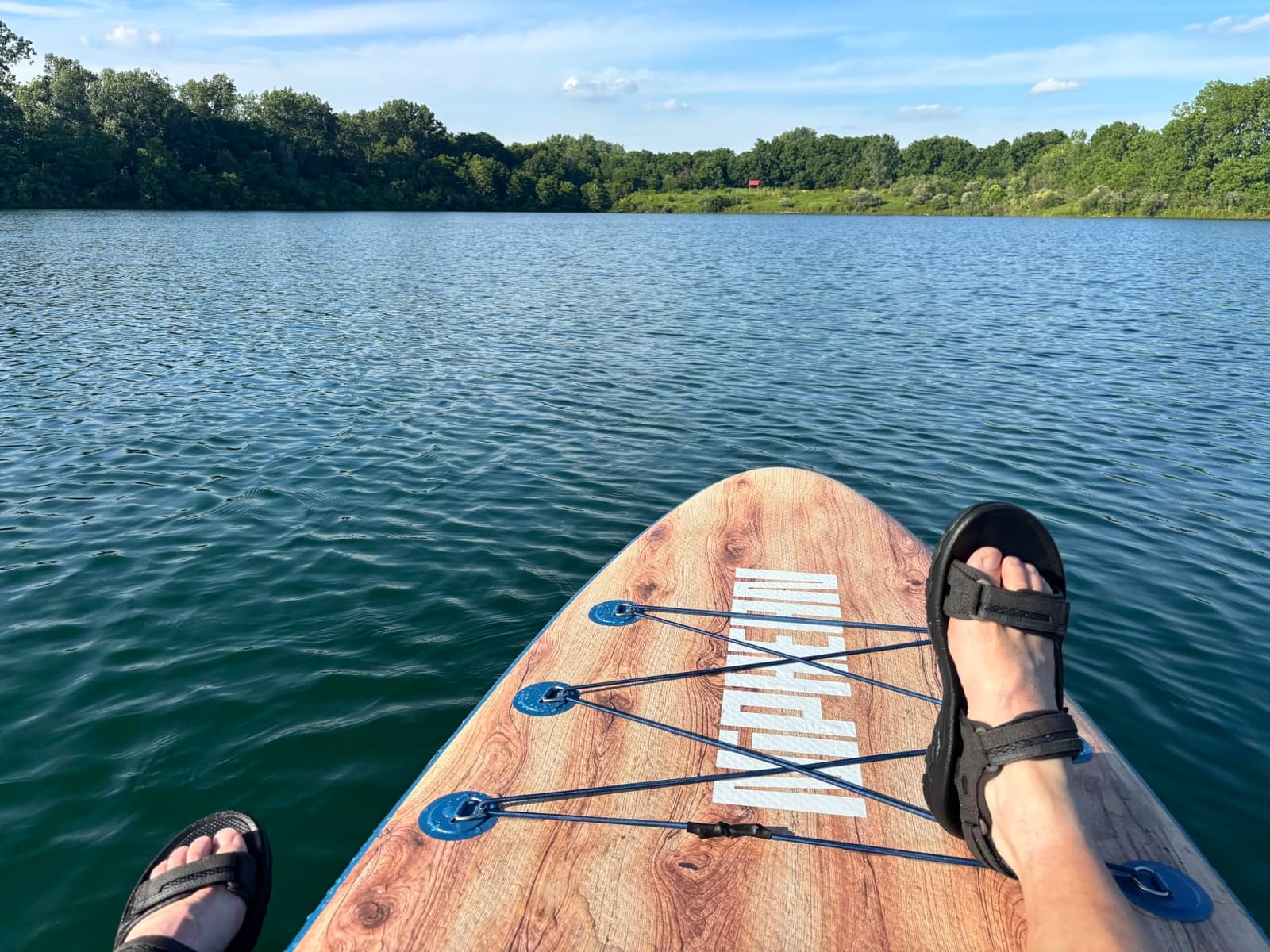 Niphean Inflatable Stand Up Paddle Board with SUP Accessories | 10'6'' SUP, Anti-Slip EVA Deck, 450 lbs Capacity Inflatable Paddle Boards for Adults & Youth of All Skill Levels customer photo 2