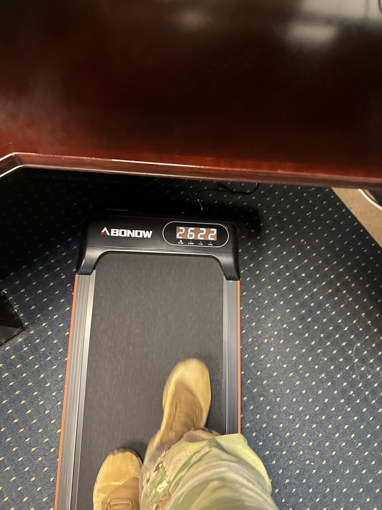 Abonow Walking Pad Under Desk Treadmill for Home Office customer photo 1