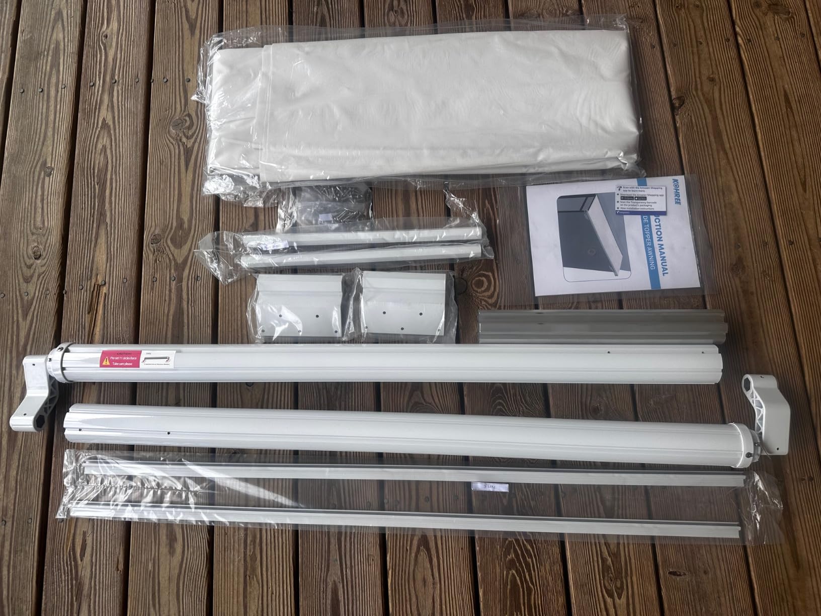 Kohree RV Slide Out Topper Awning Kit, 13'3