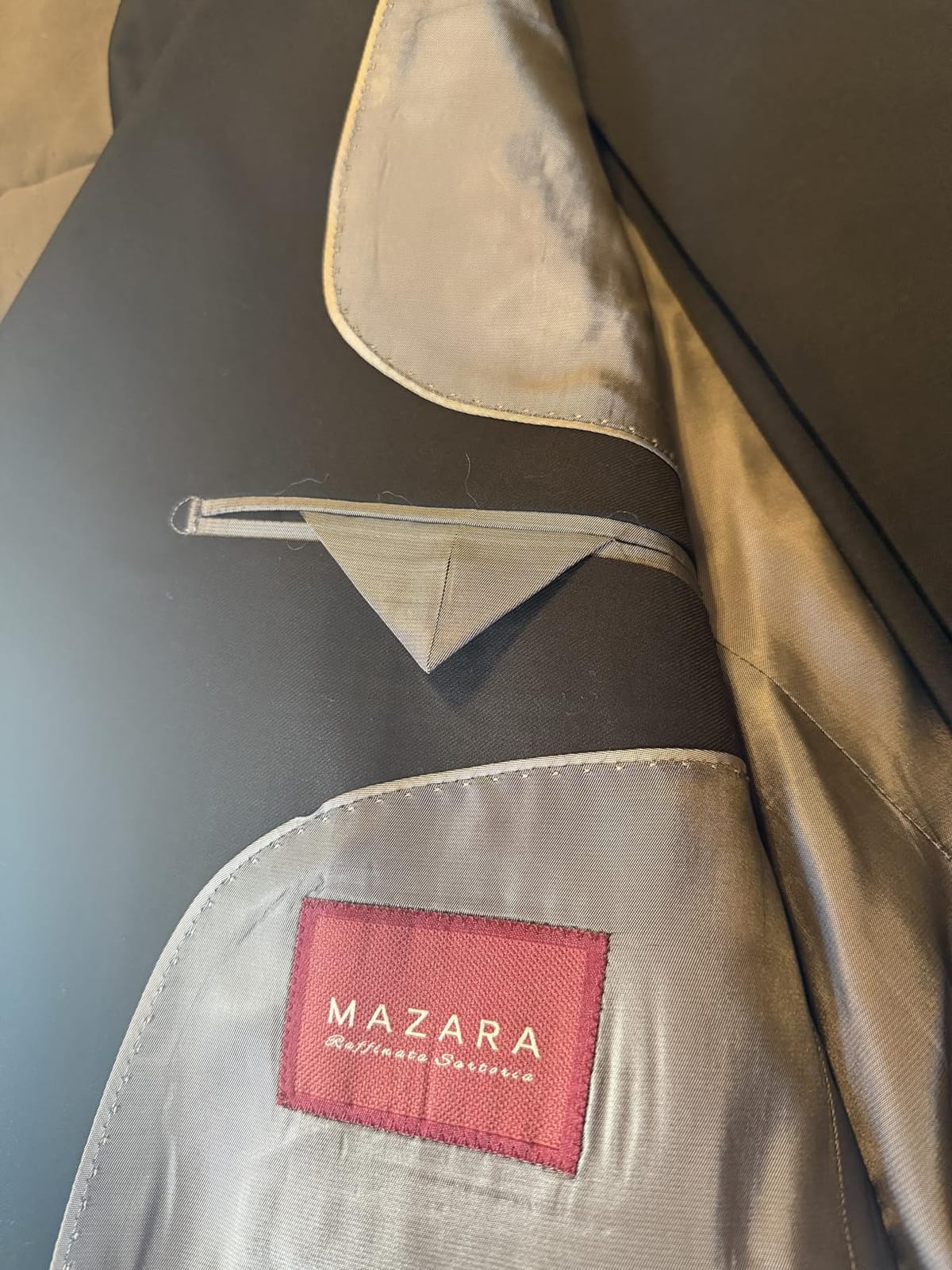 Mazara Classic Fit Two Button 100% Wool Wrinkle Resistant Suit customer photo 1