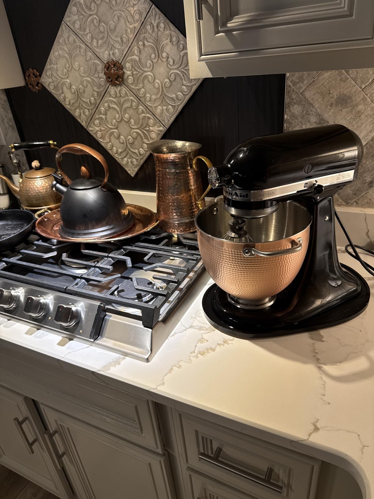 KitchenAid 5 Quart Hammered Copper Stand Mixer Bowl, KSM5SSBCB | Fits KitchenAid 4.5 or 5 Quart Tilt-Head Stand Mixers, Convenient Dishwasher-safe Bowl customer photo 1