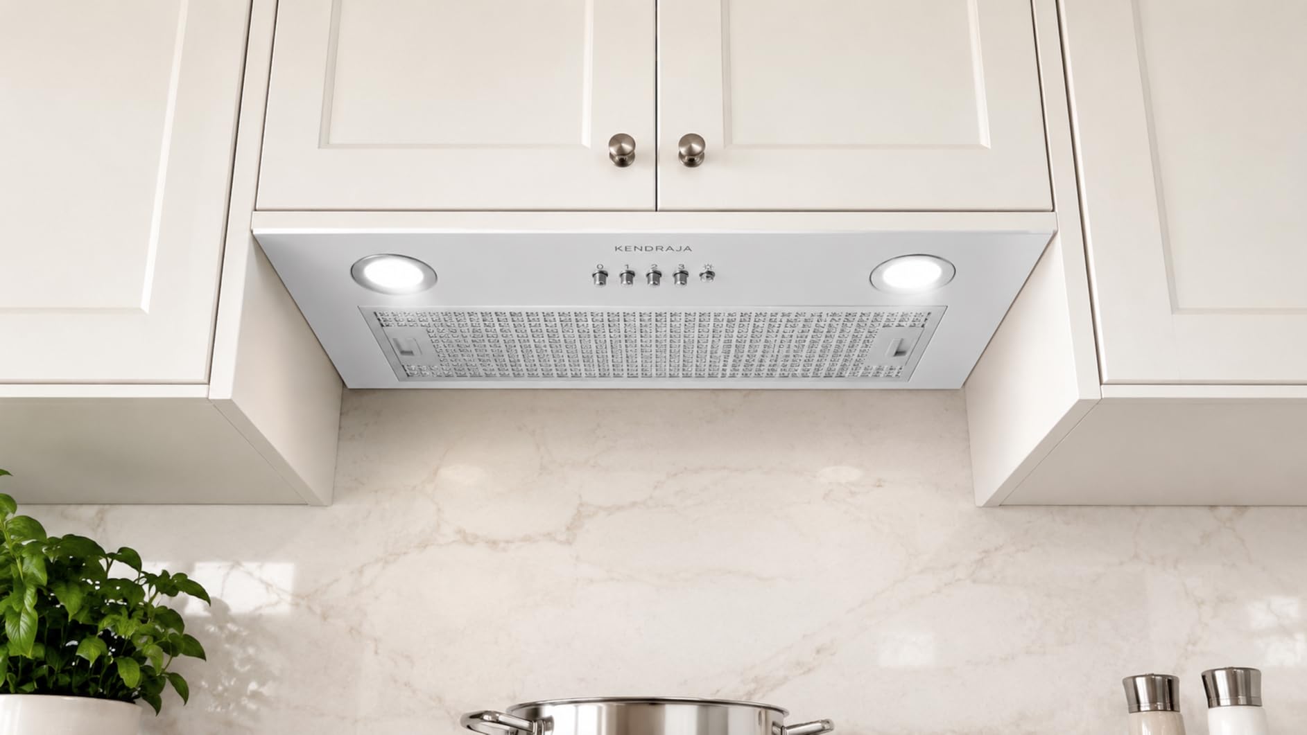 400CFM Range Hood Insert 24 inch(600mm) | Build-In/Insert Stainless Steel Kitchen Vent Hood | 3-Speed Controls with LED Lights | 6 Layers Grease Filters | Ducted/ductless Convertible customer photo 1