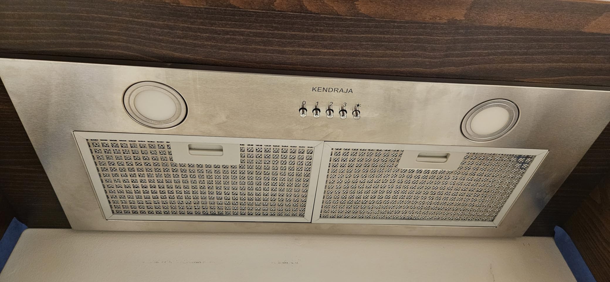 400CFM Range Hood Insert 24 inch(600mm) | Build-In/Insert Stainless Steel Kitchen Vent Hood | 3-Speed Controls with LED Lights | 6 Layers Grease Filters | Ducted/ductless Convertible customer photo 2